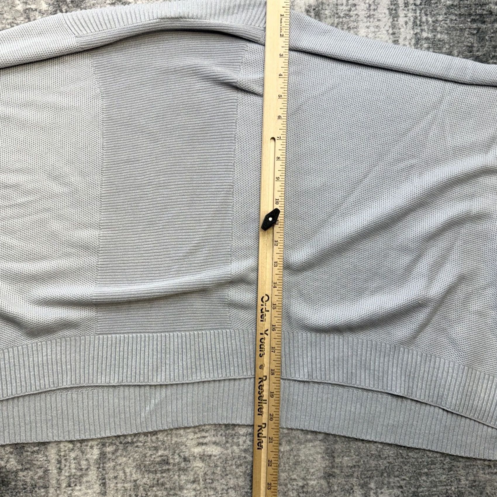 Lululemon Lululemon Forward Flow Poncho Womens One Size Light Blue Silk Blend Viscose Cape Pullover Kimono Sleeve Casual Travel Fall Winter Spring Summer Size ONE SIZE - 7 Thumbnail
