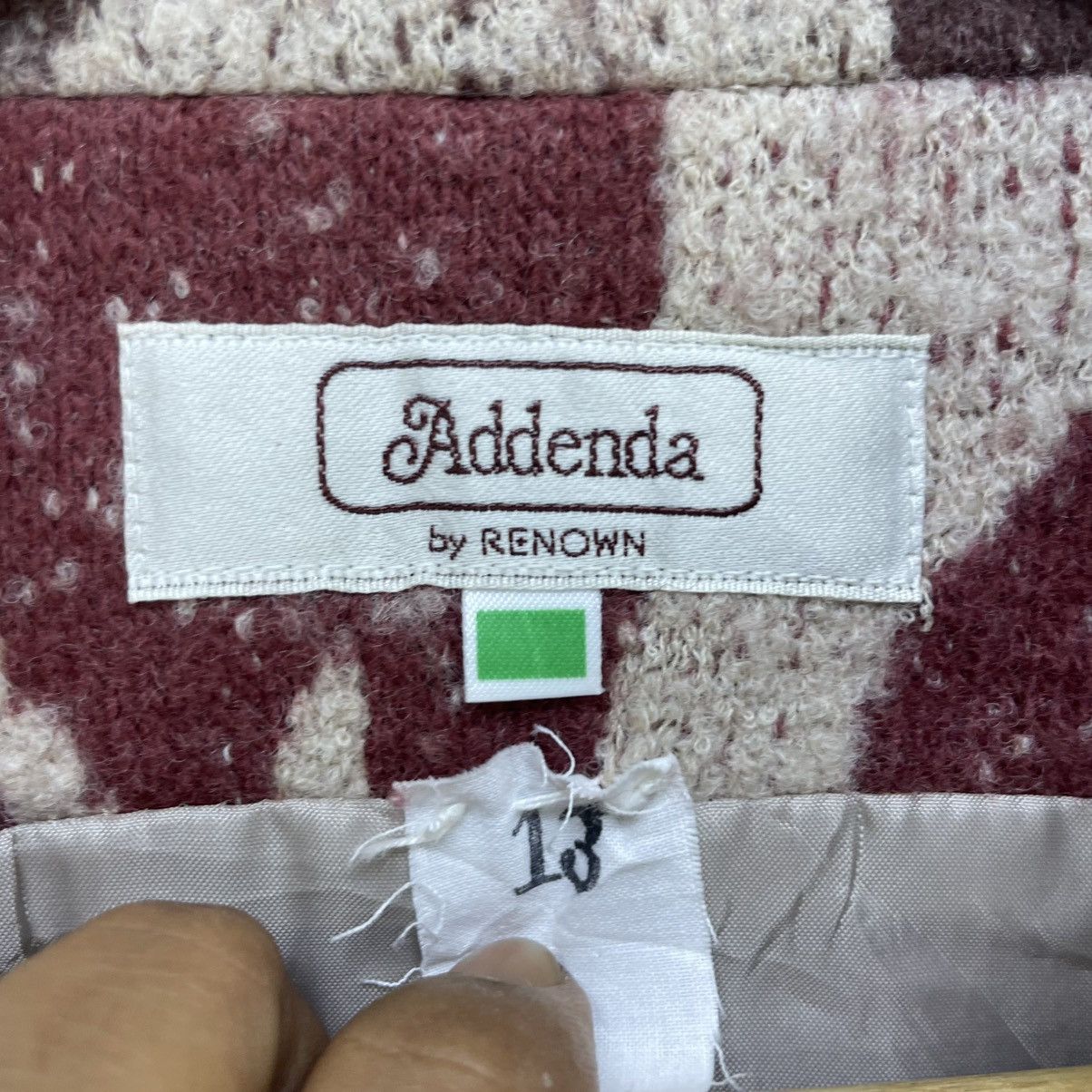Japanese Brand 💥Vintage Made In Japan Addenda Renown Art Jacket Size M / US 6-8 / IT 42-44 - 5 Thumbnail