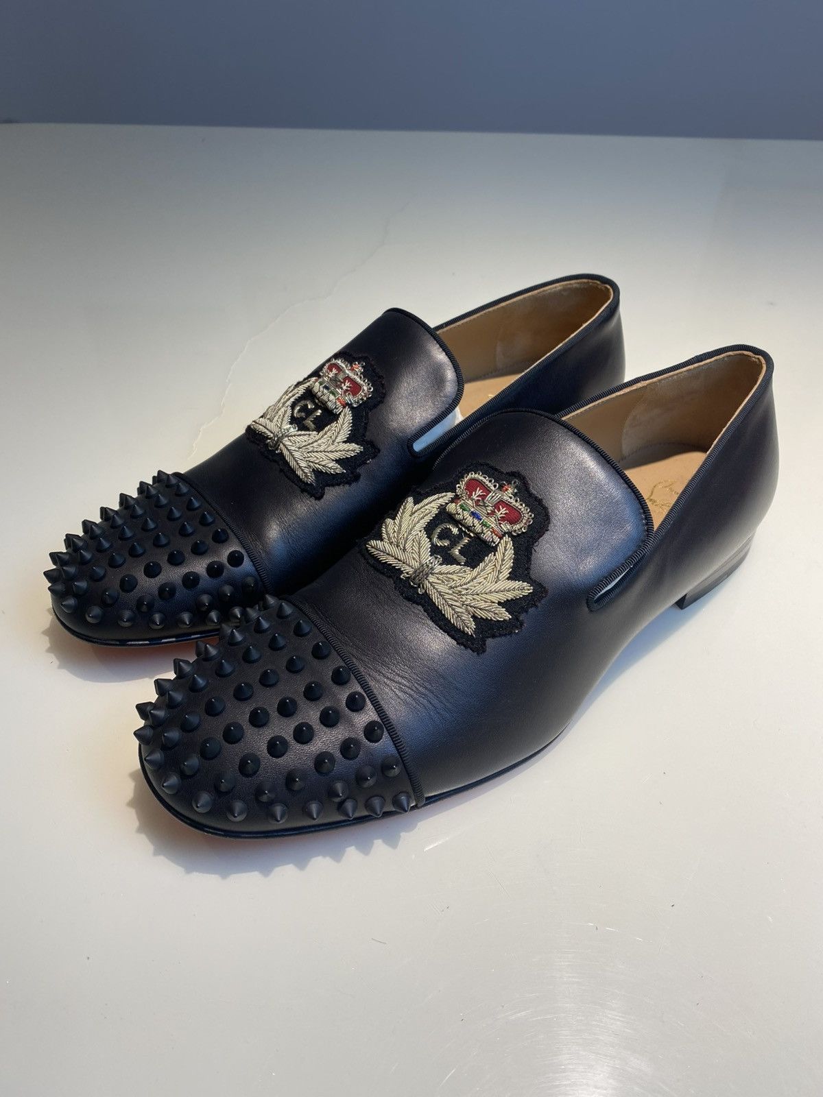 Christian Louboutin Christian Louboutin Forever Spike Loafers Size 43.5 Size US 10.5 / EU 43-44 - 1 Thumbnail