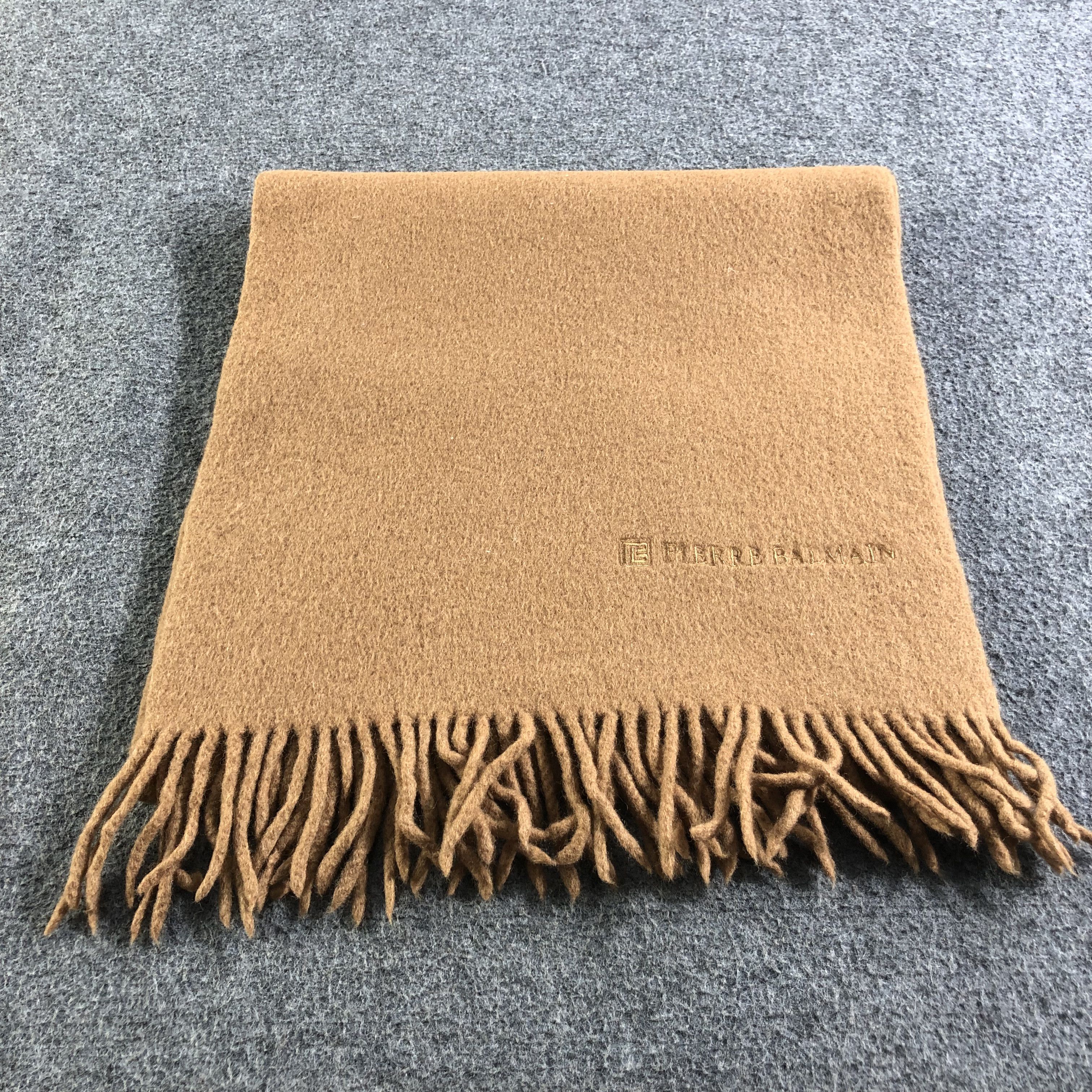 Pierre Balmain Pierre Balmain Wool Scarf Muffler Neckwear V2494 Size ONE SIZE - 2 Thumbnail