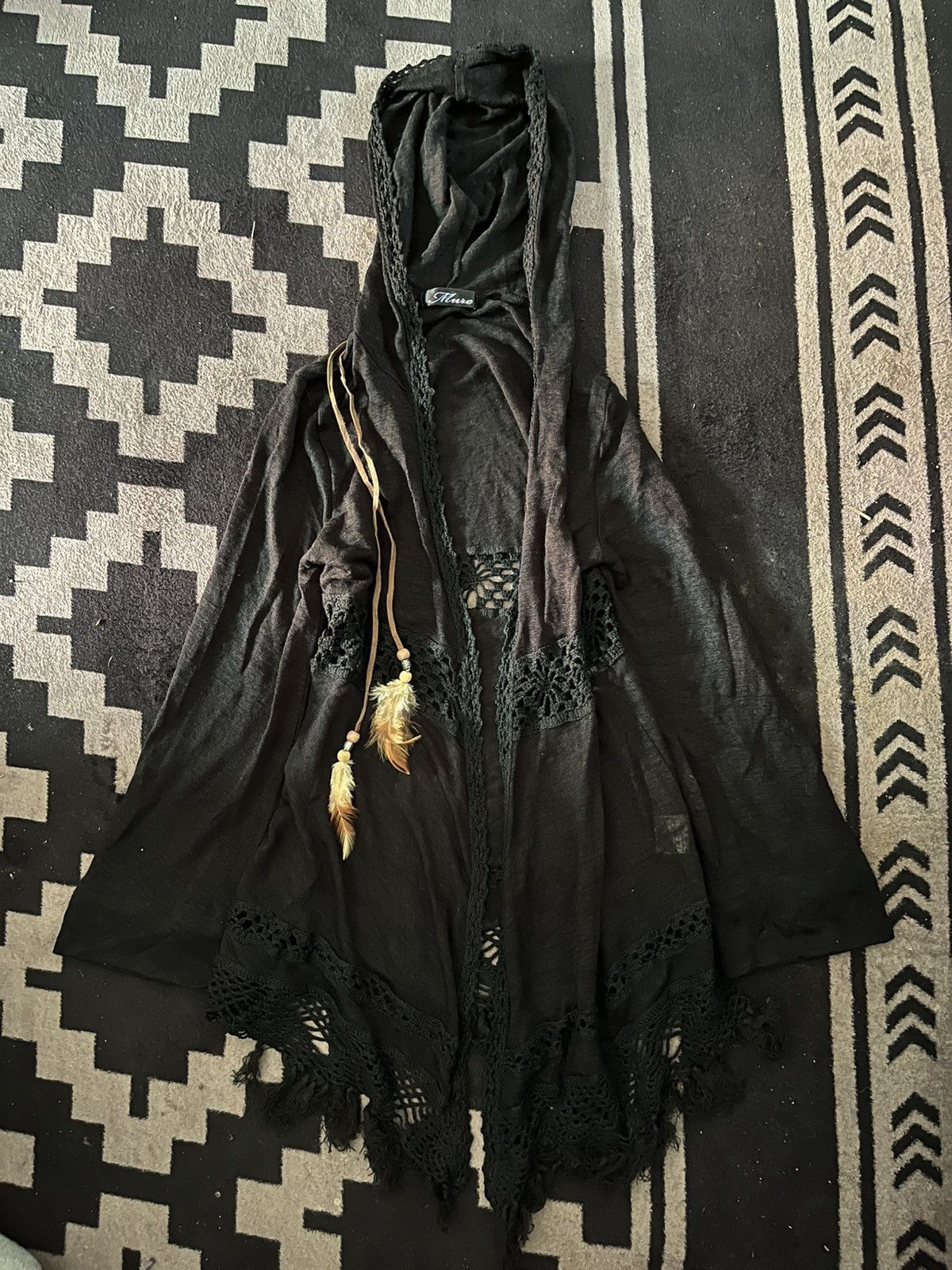Tornado Mart 2000s mure black vkei knit Size US M / EU 48-50 / 2 - 1 Thumbnail