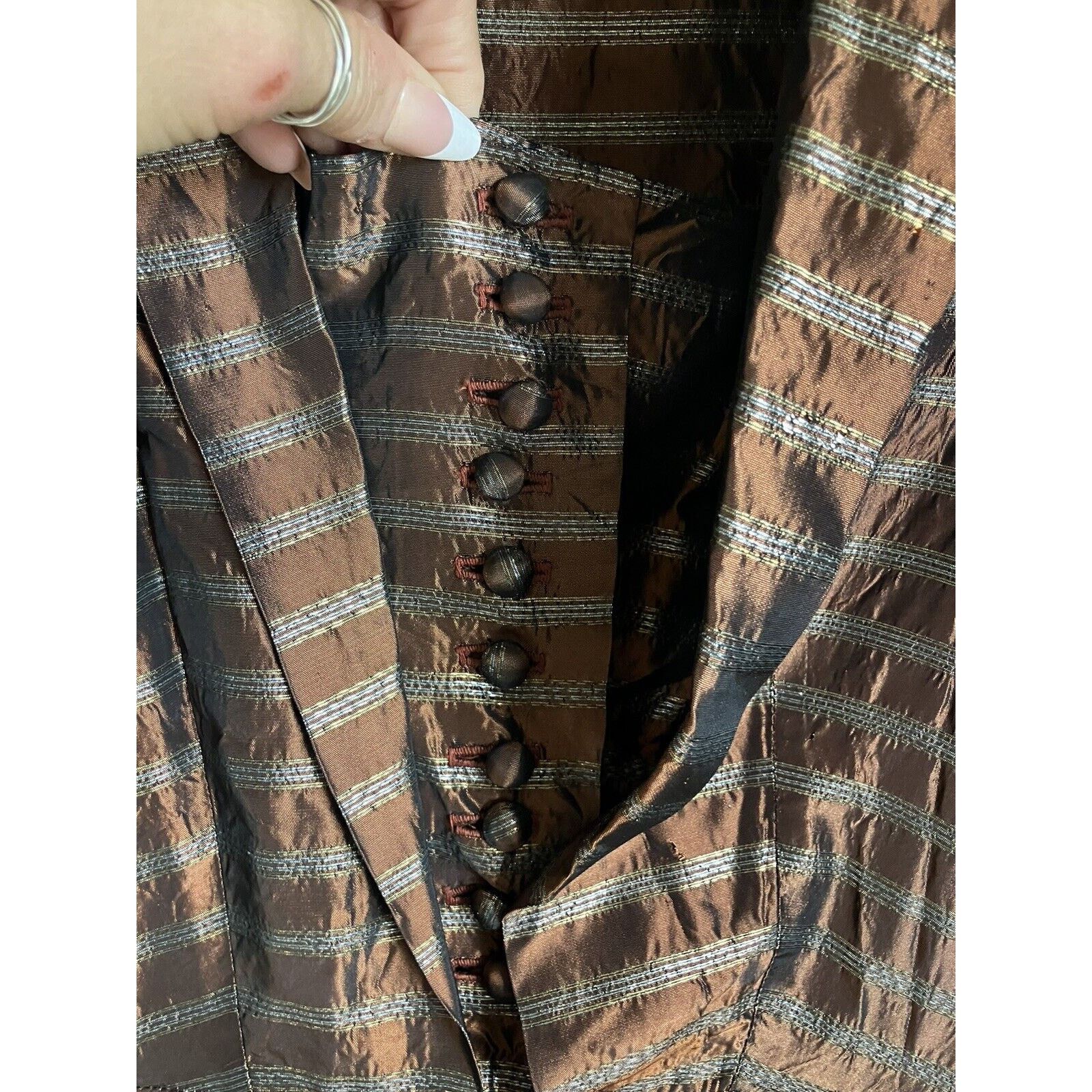 Other Doris Dodson Originals Womens Vintage 1940's Dress VINTAGE Size L / US 10 / IT 46 - 2 Thumbnail