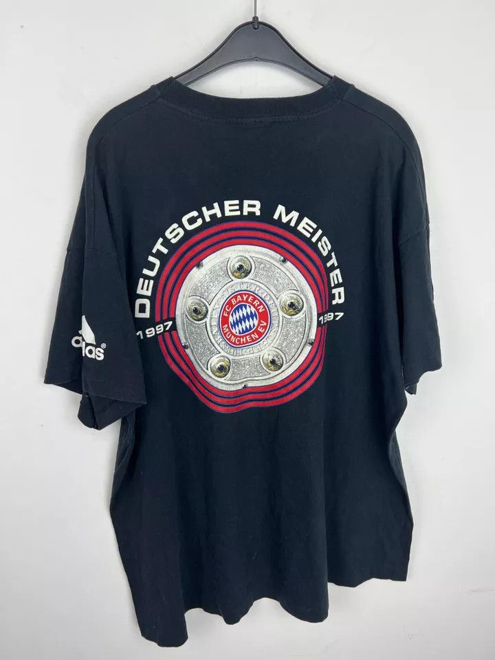 Vintage Vintage 1997 FC Bayern Munchen Adidas Deutscher Meister Size US XL / EU 56 / 4 - 10 Thumbnail