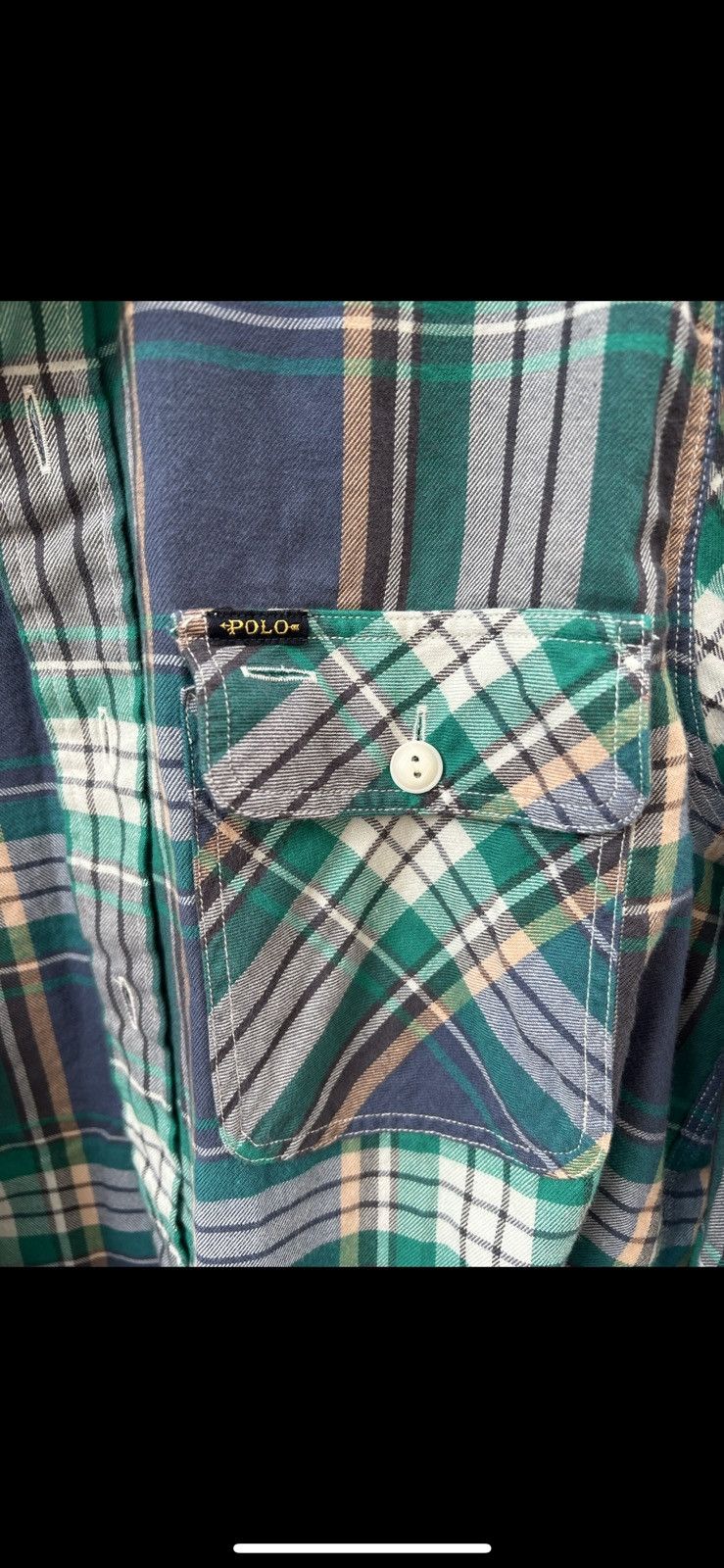 Polo Ralph Lauren Sz S Polo Ralph Lauren Green Patterned flannel Size US S / EU 44-46 / 1 - 2 Thumbnail