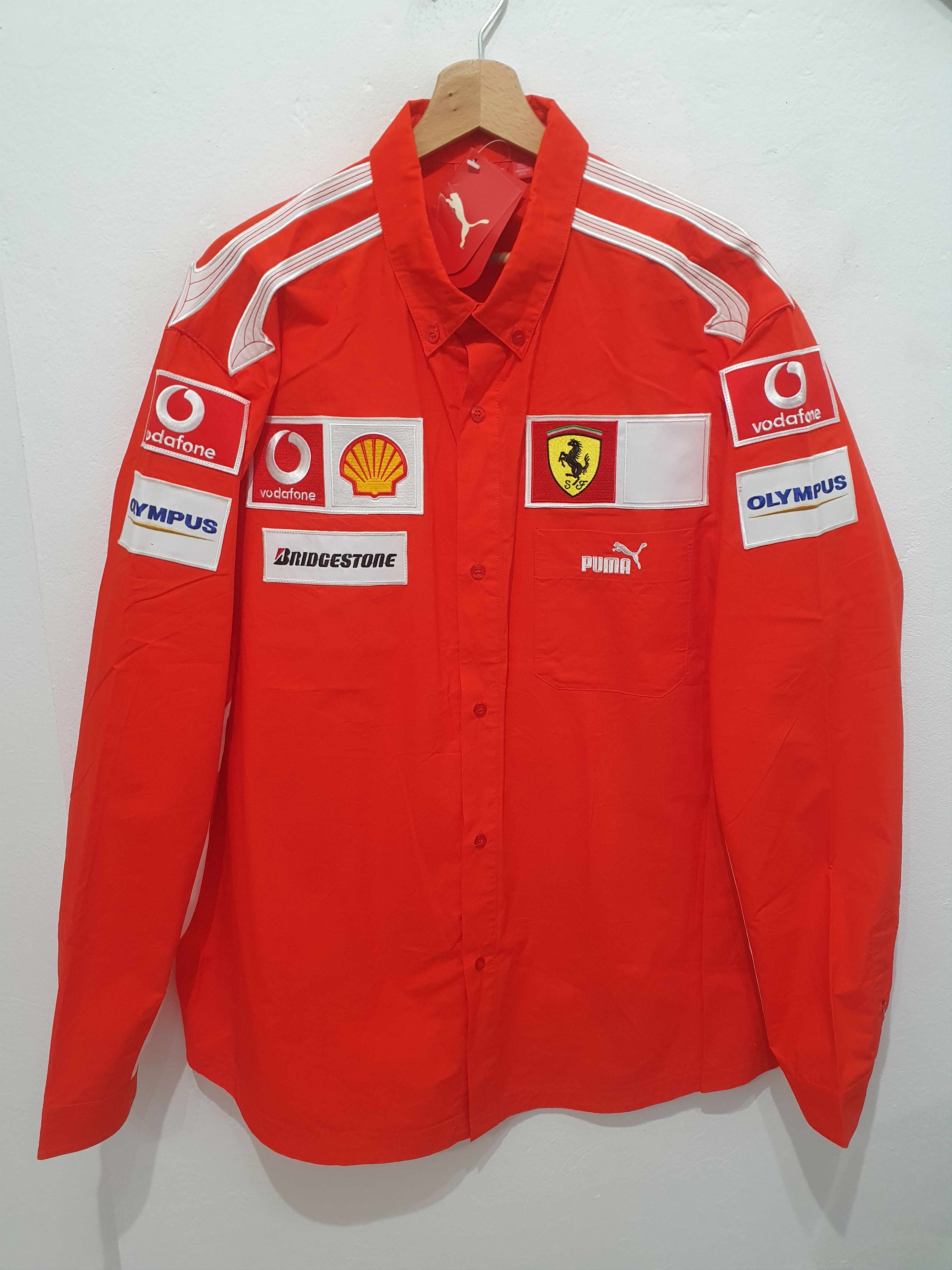 image of Ferrari Team Size XL New Shirt Moto F1 in Red, Men's