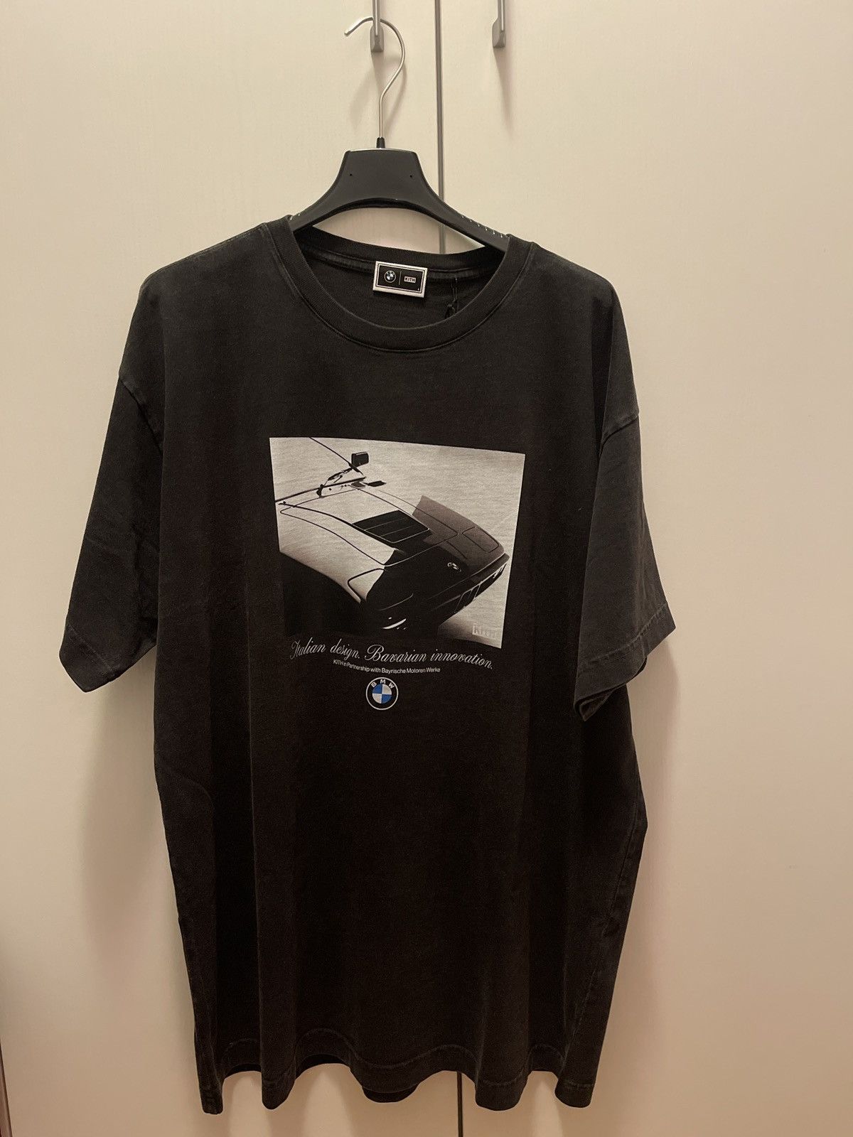 BMW × Kith Kith for BMW M3 Portrait Vintage Tee in “White” T