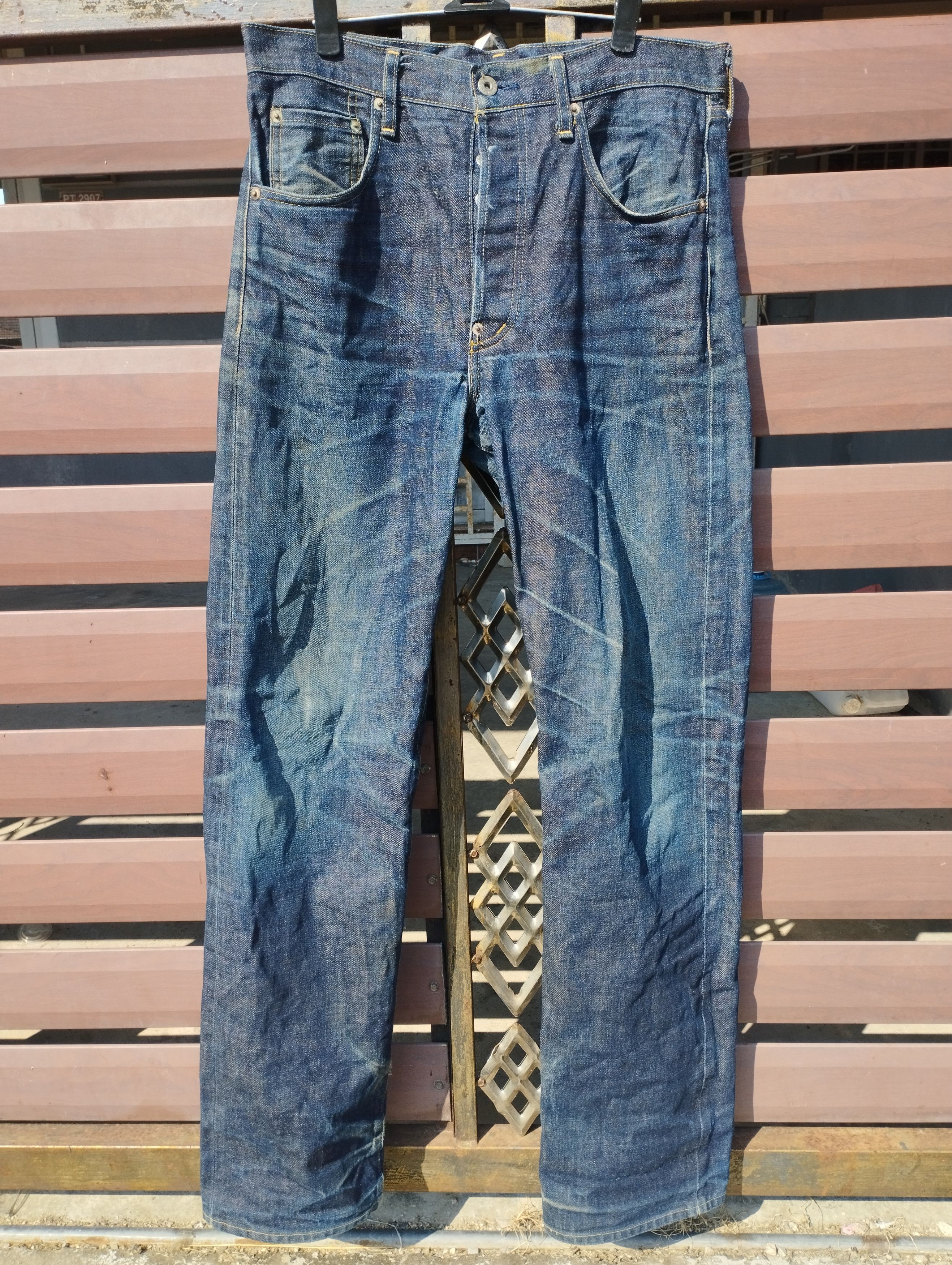 Japanese Brand × Levi's Vintage Clothing Levi's 702 selvedge BackleBack Size US 33 - 2 Thumbnail