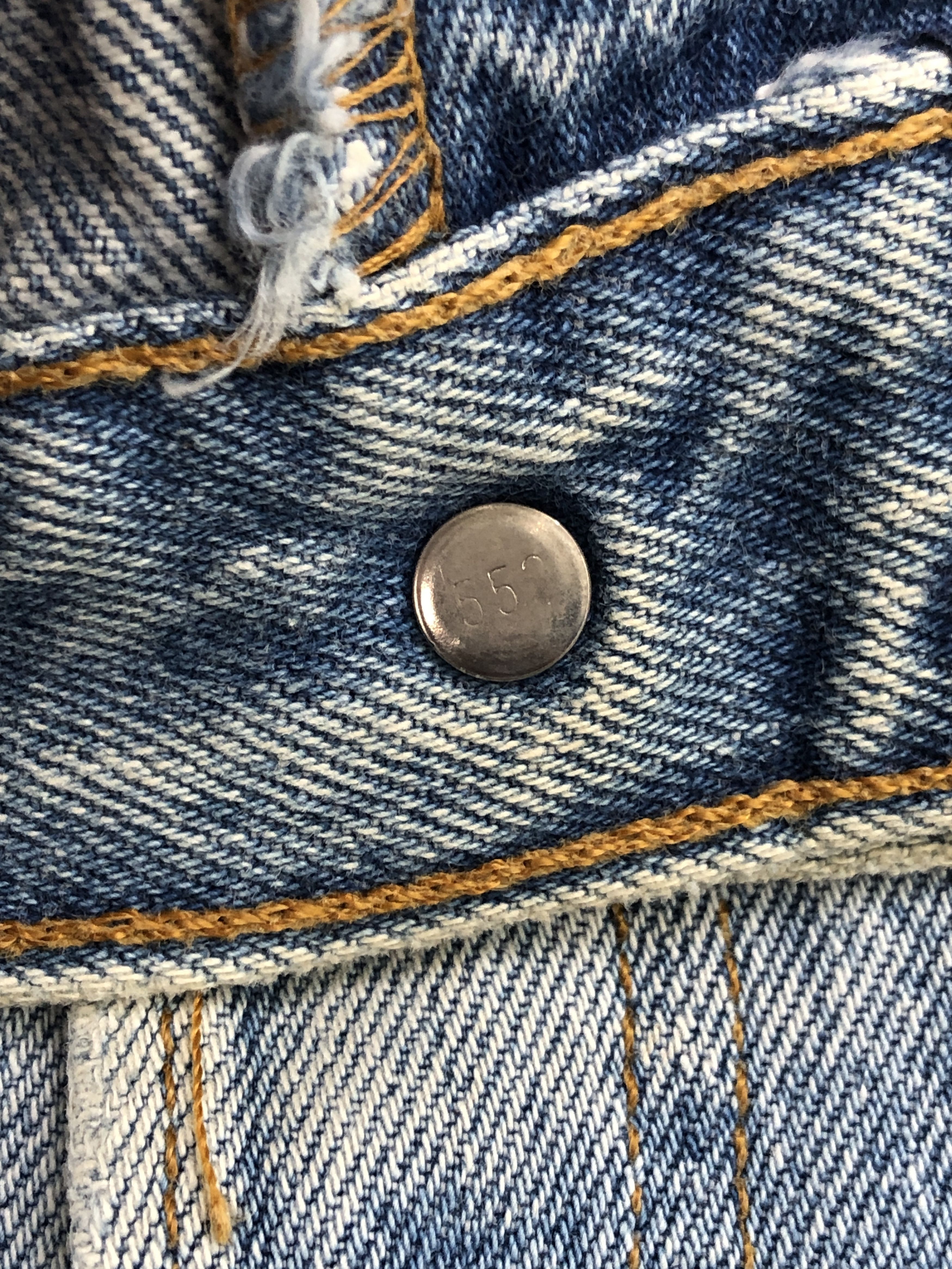 Levi's × Vintage Vintage 90s Levis 501 Light Washed Jeans Size US 31 - 13 Thumbnail