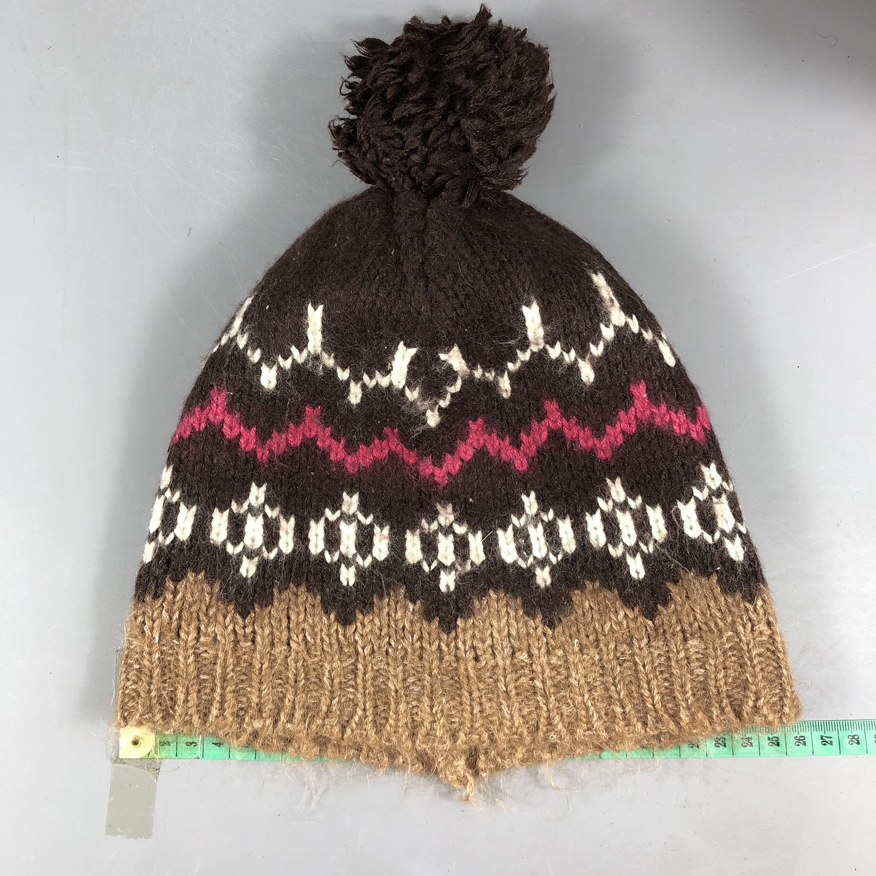 Japanese Brand Tomboy Wiz Fair Isle Beanie Size ONE SIZE - 3 Thumbnail