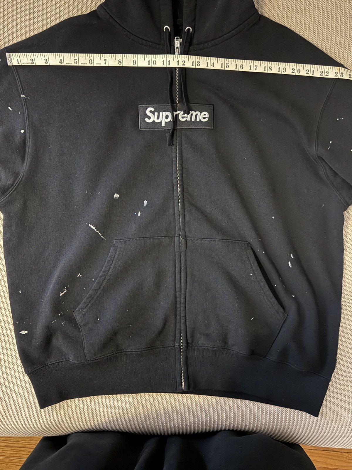 Maison Margiela × Supreme Supreme x MM6 Box Logo Zip Up Size L Size US L / EU 52-54 / 3 - 11 Thumbnail