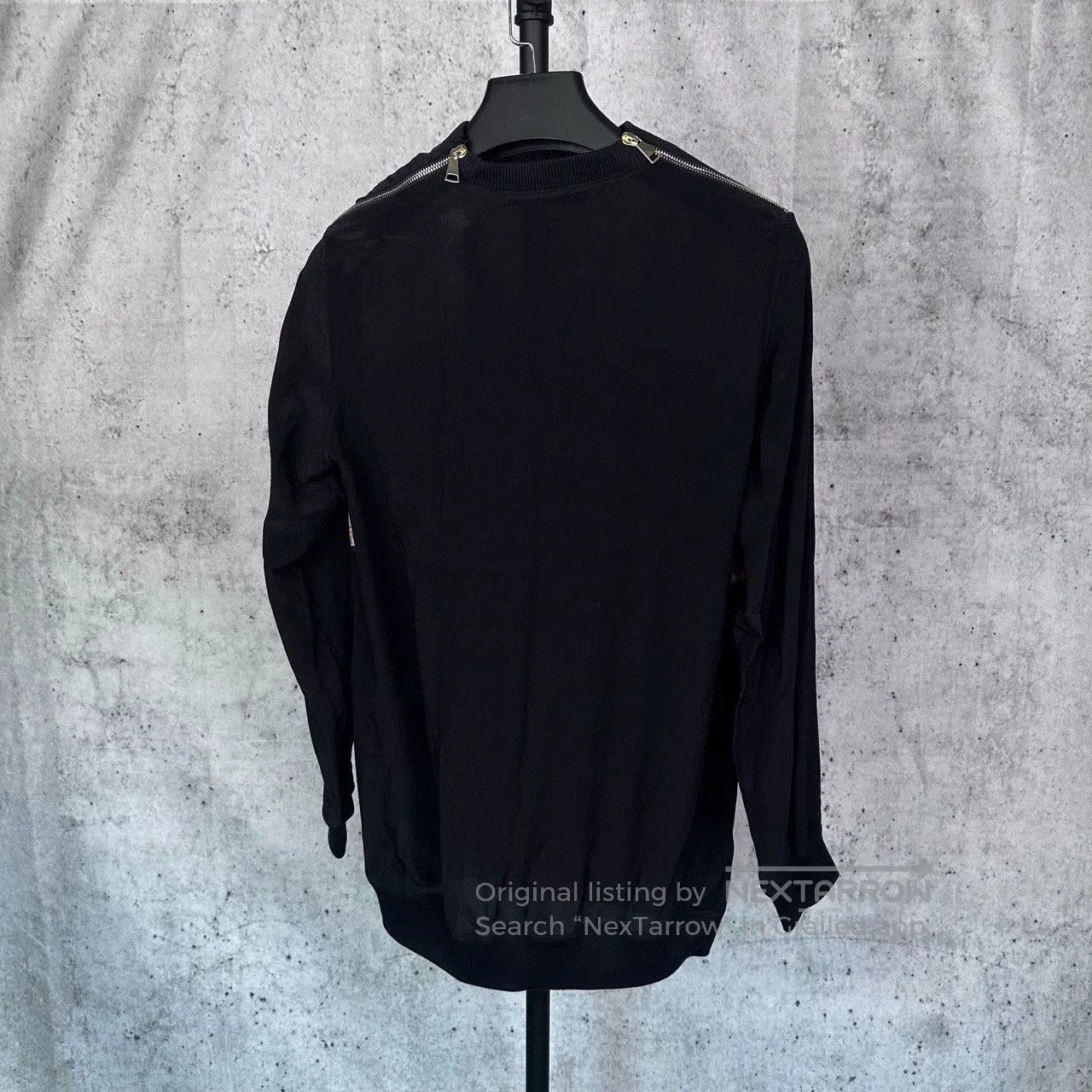 Givenchy Givenchy Black Silk Floral Print Sweatshirt. Size US S / EU 44-46 / 1 - 3 Thumbnail