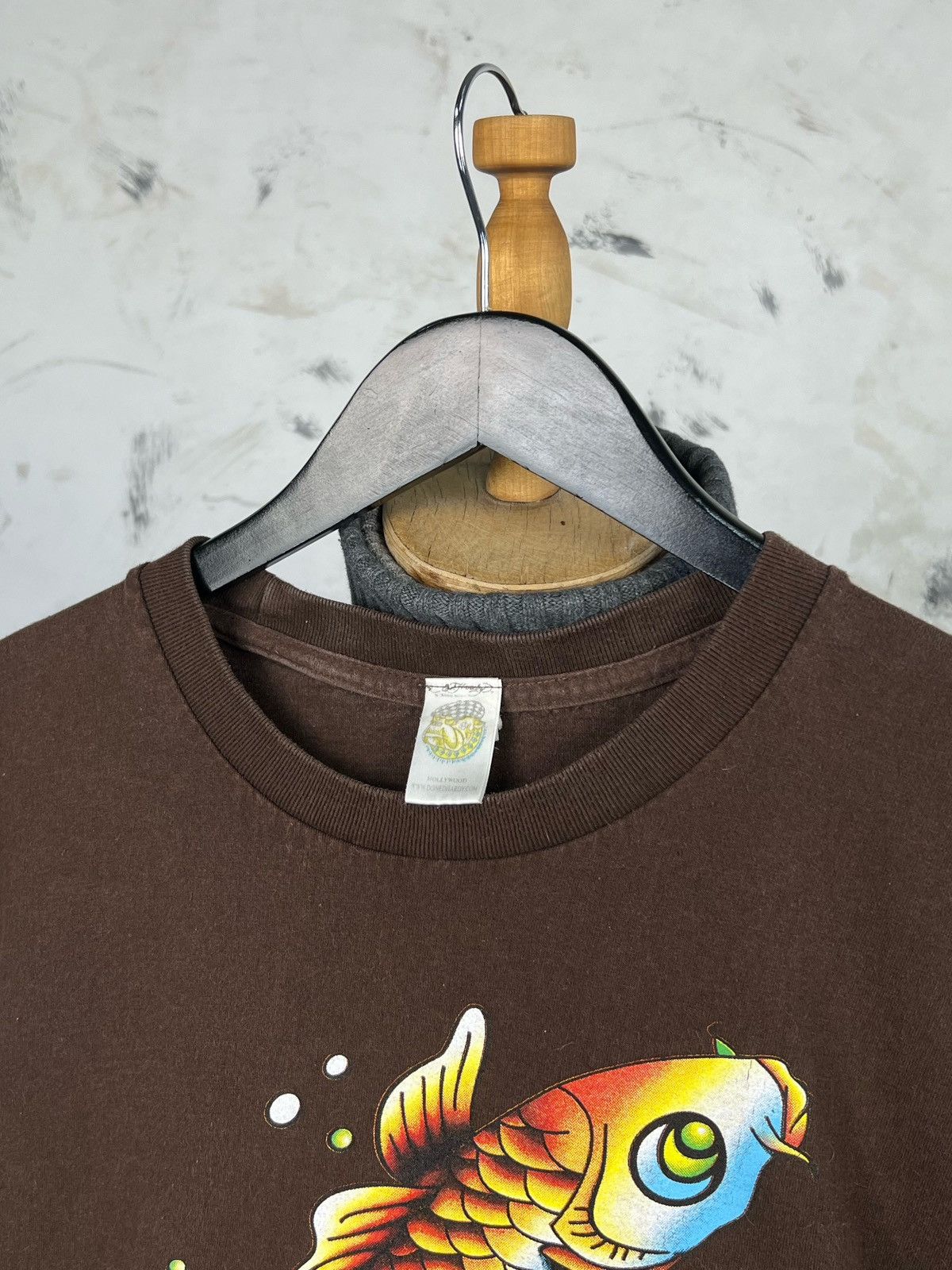 Ed Hardy Vintage Ed Hardy Koi Fish Shirt Size S - M Size US M / EU 48-50 / 2 - 4 Thumbnail