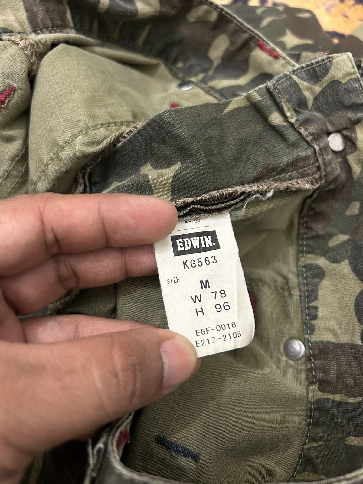 Edwin Edwin Japan Camo Pants Size US 32 / EU 48 - 15 Thumbnail