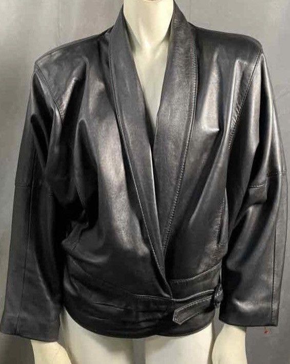 Vintage Leather jacket vintage Size S / US 4 / IT 40 - 1 Thumbnail