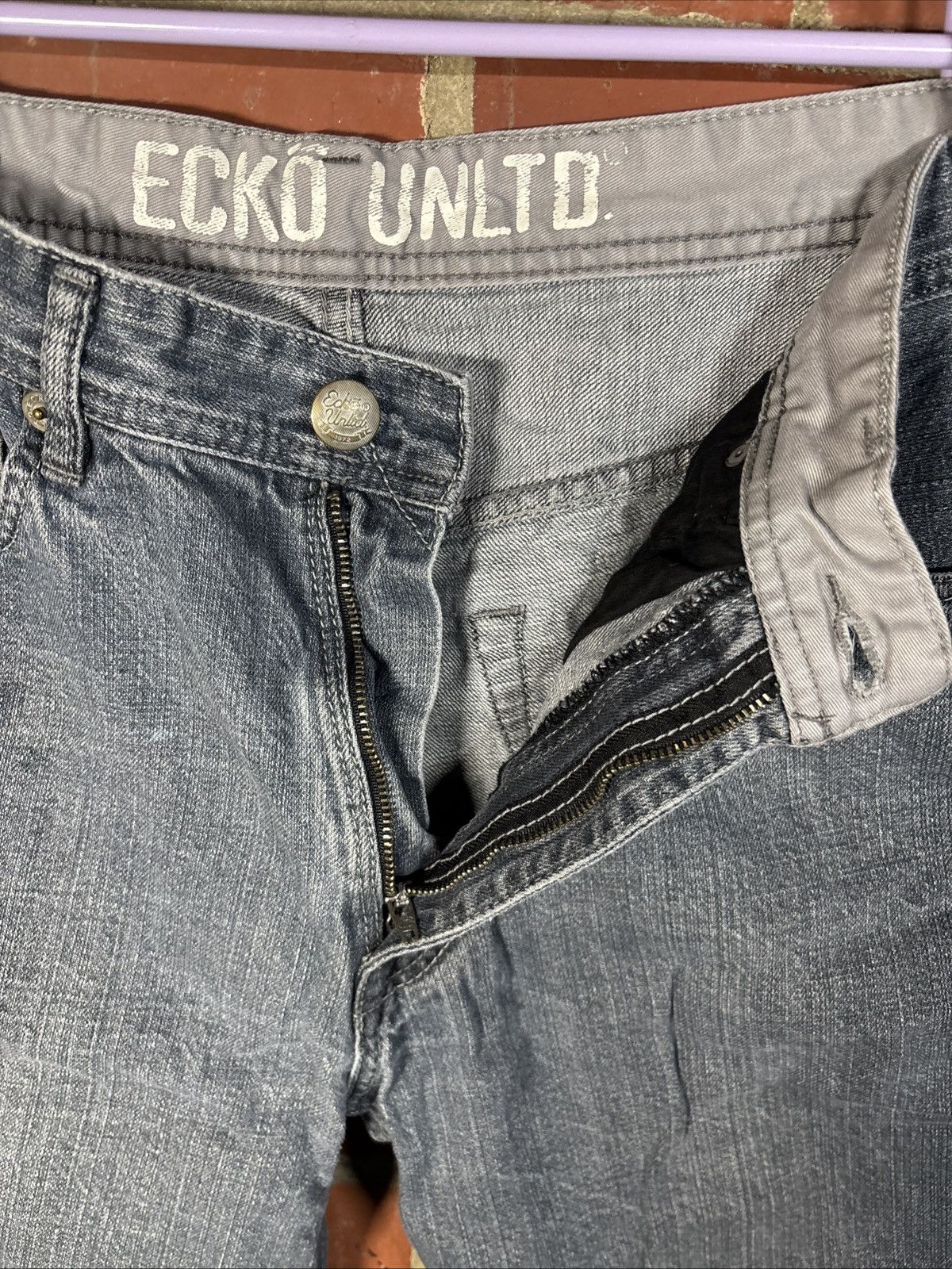 Ecko Unltd. Vintage Y2K ECKO UNLTD Unlimited Baggy Denim Shorts Mens 34 Size US 34 / EU 50 - 6 Thumbnail