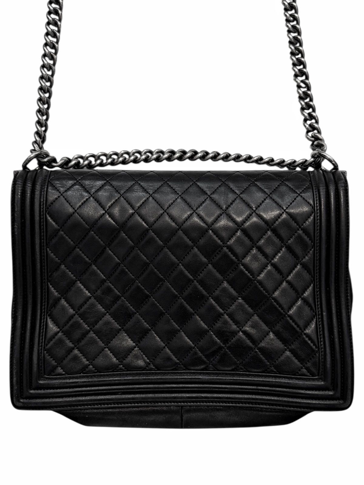 Chanel $9,800 Large Caviar Boy Bag Leather Black Size ONE SIZE - 5 Thumbnail