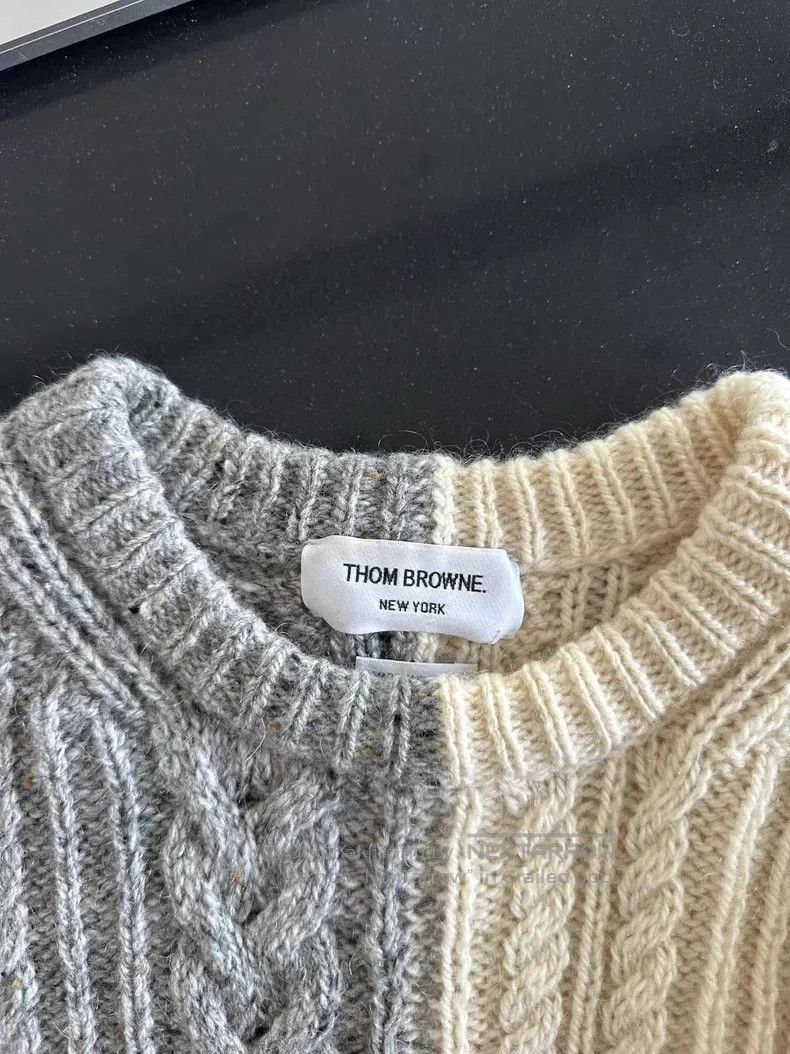 Thom Browne Thom Browne Colorblock Knit Sweater Size US XL / EU 56 / 4 - 3 Thumbnail