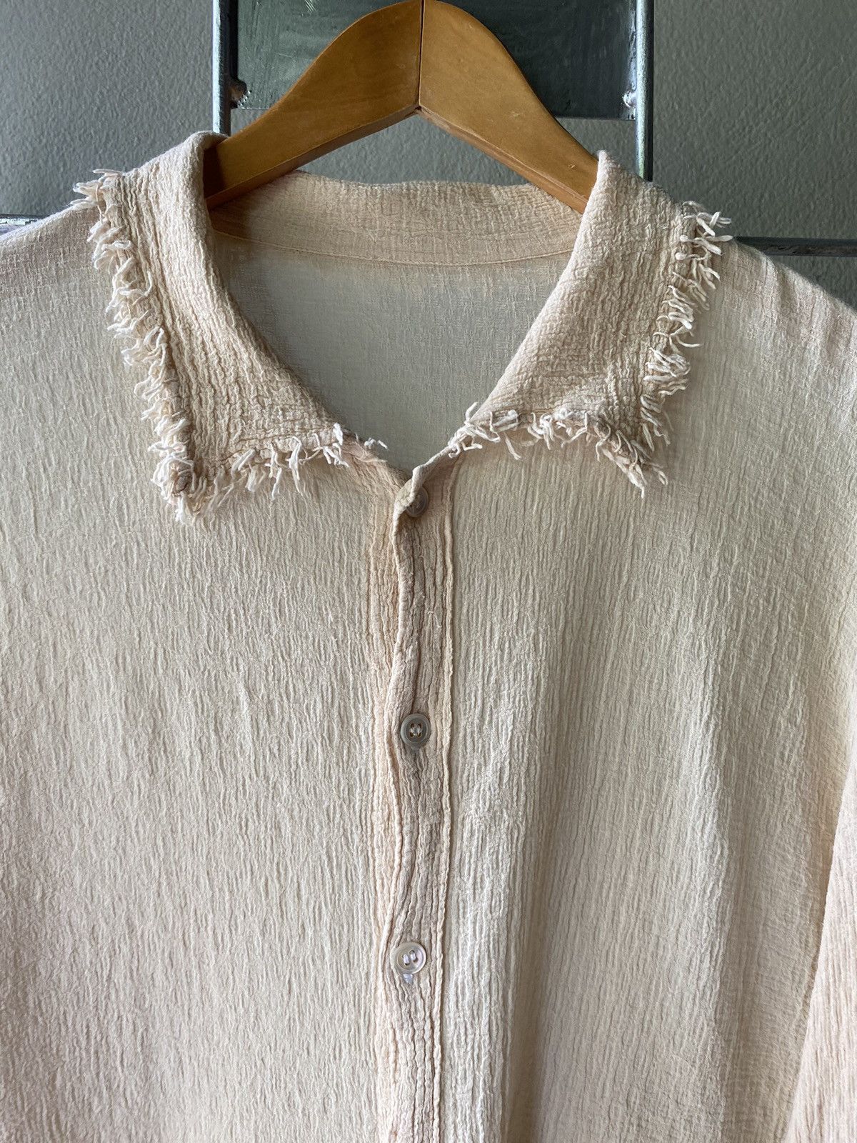 Issey Miyake Plantation pleated blouse shirt Size L / US 10 / IT 46 - 4 Thumbnail