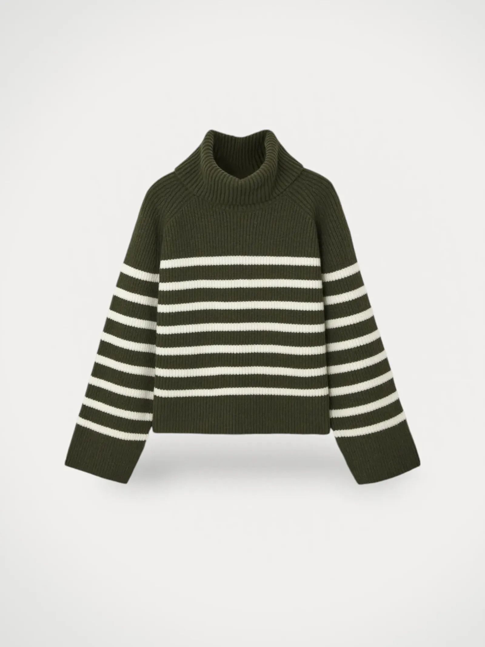 Cos RANDIG POLOTRÖJA I REN ULL Sweater