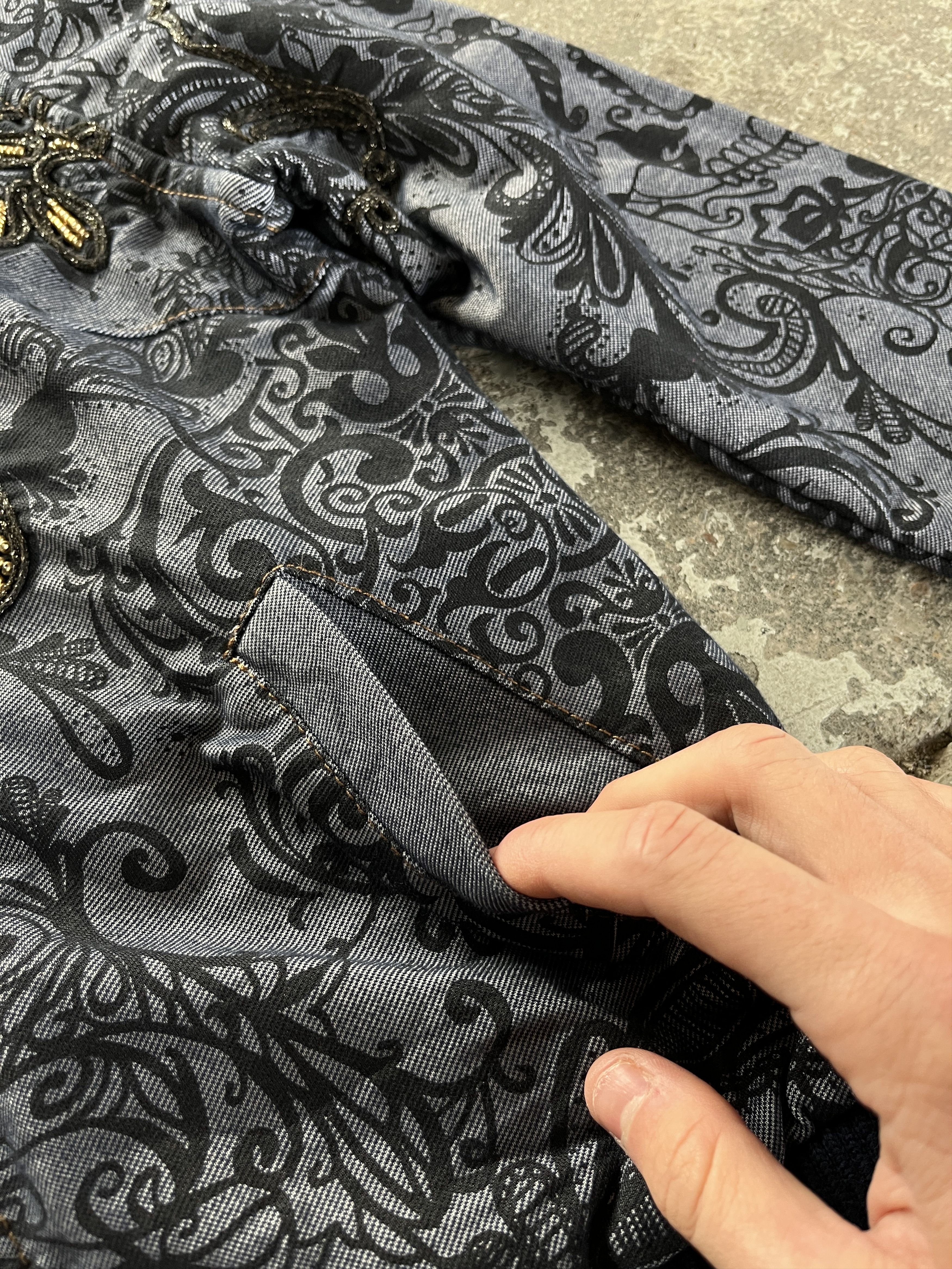 Other signet japan 90s grunge skull all over print sweatshirt Size US S / EU 44-46 / 1 - 5 Thumbnail