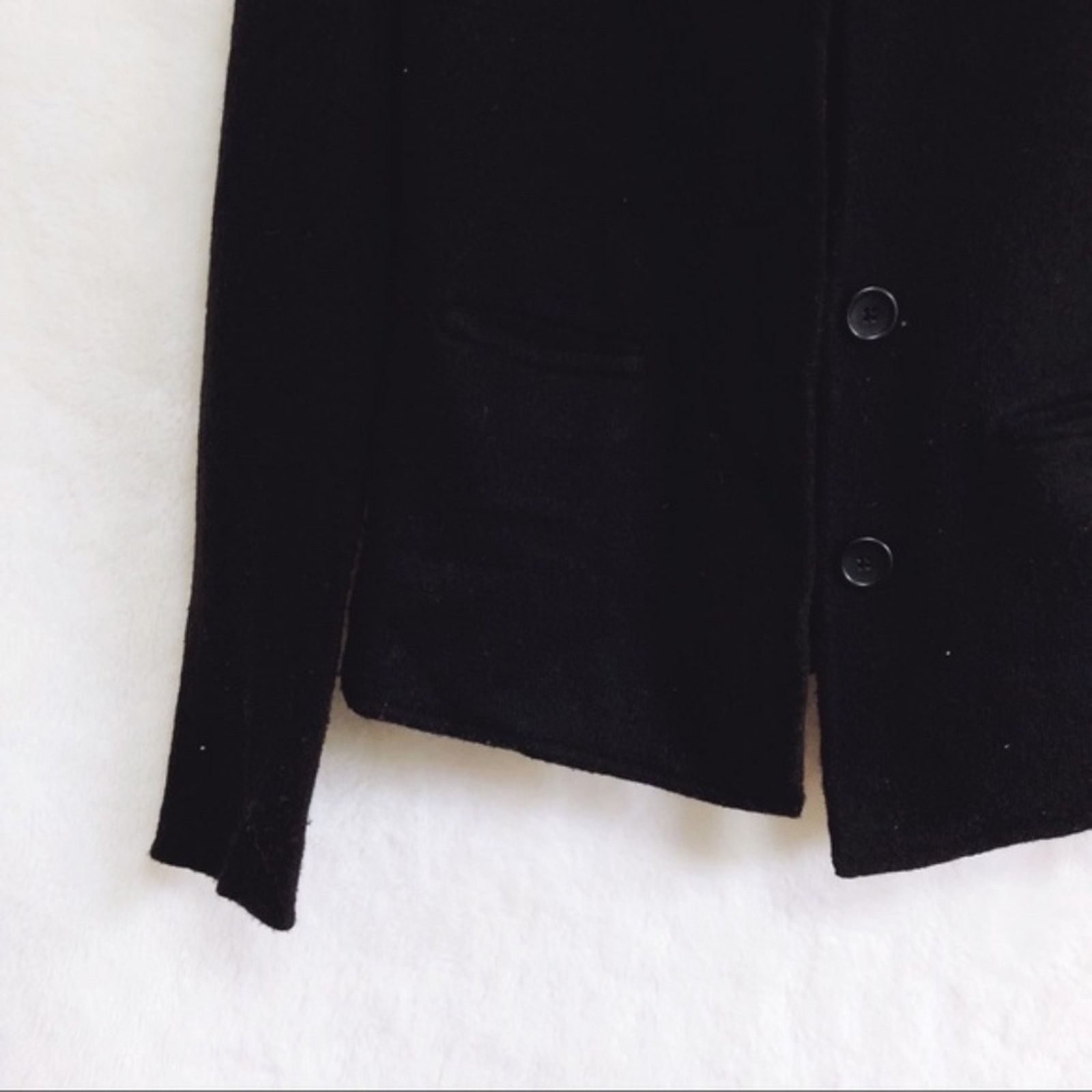 Ann Taylor Ann Taylor Black Wool Chic Blazer with Pocket Size S / US 4 / IT 40 - 5 Thumbnail