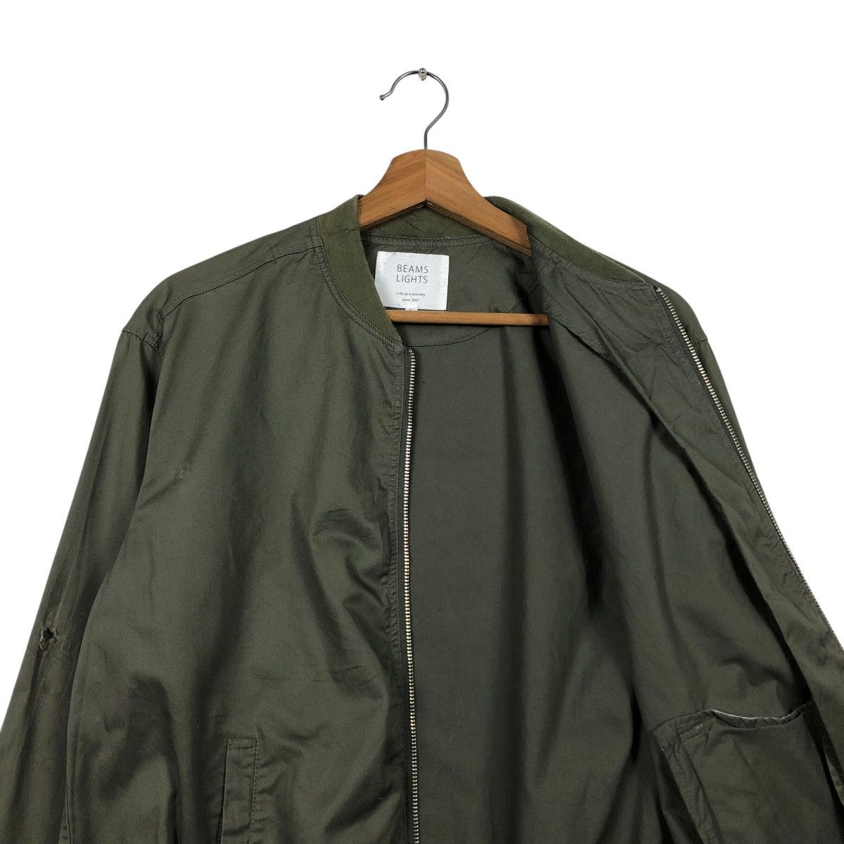 Beams Plus 📌Vintage Bomber Jacket Beams Light Military Design Size US L / EU 52-54 / 3 - 13 Thumbnail