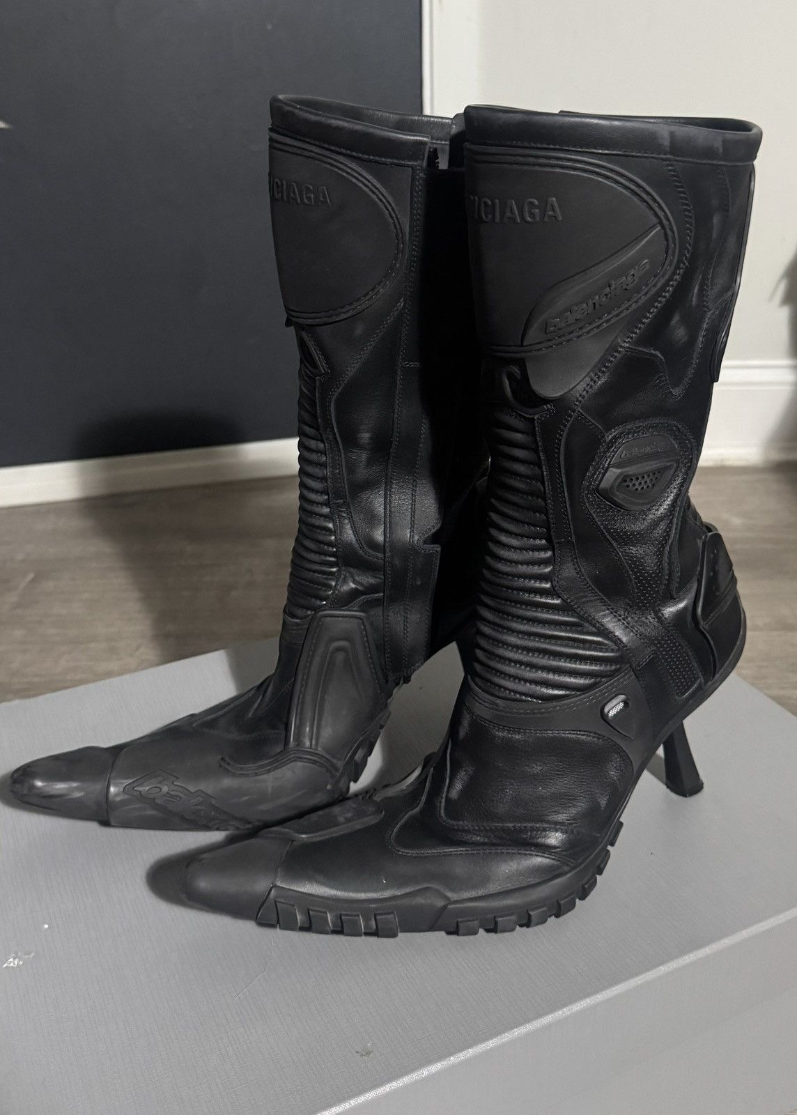 Balenciaga Balenciaga MotoCross Boots sz 39 Size US 9 / IT 39 - 3 Thumbnail