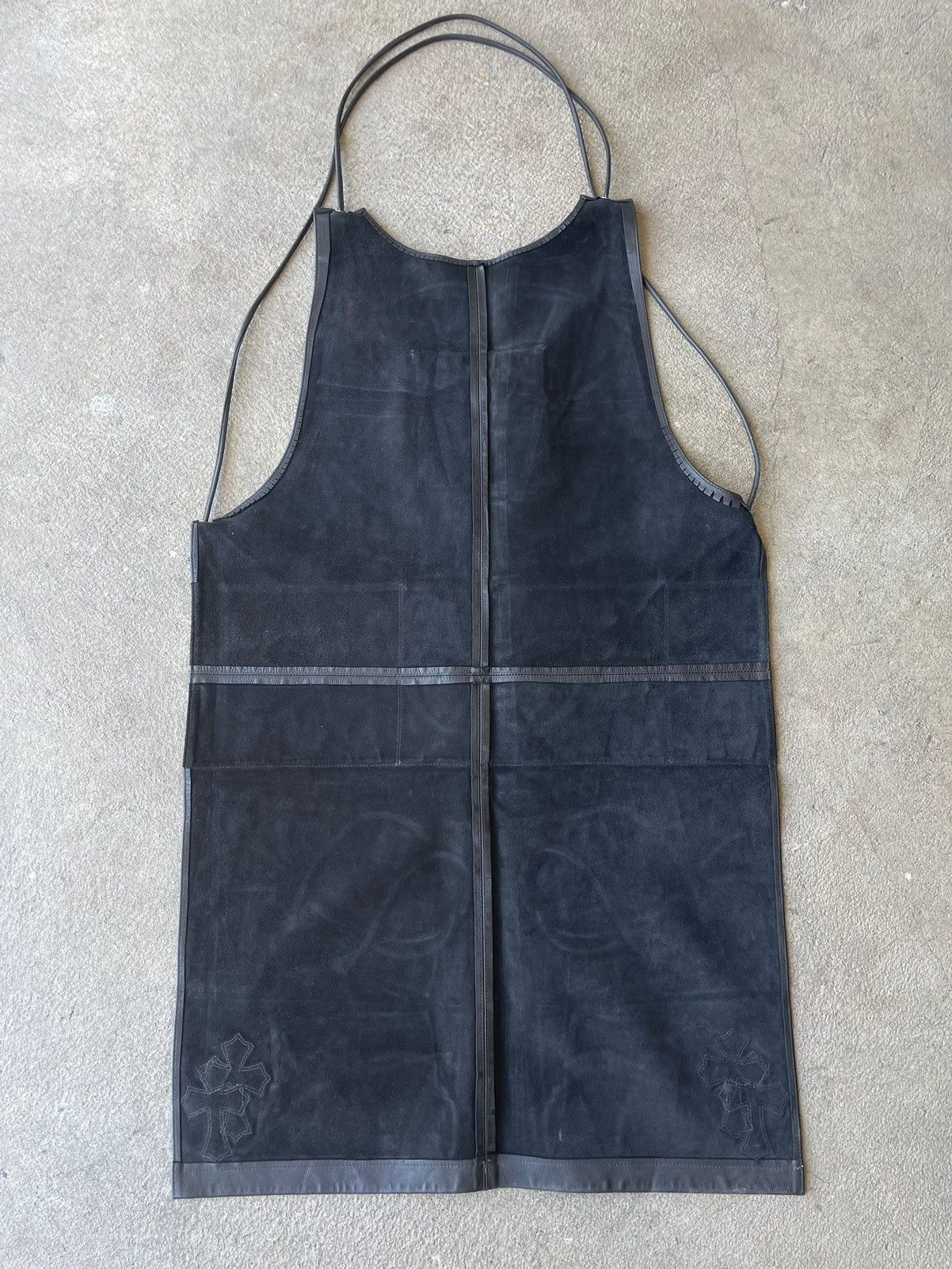 Chrome Hearts Chrome Hearts Cross Patch Leather Apron Size ONE SIZE - 2 Thumbnail