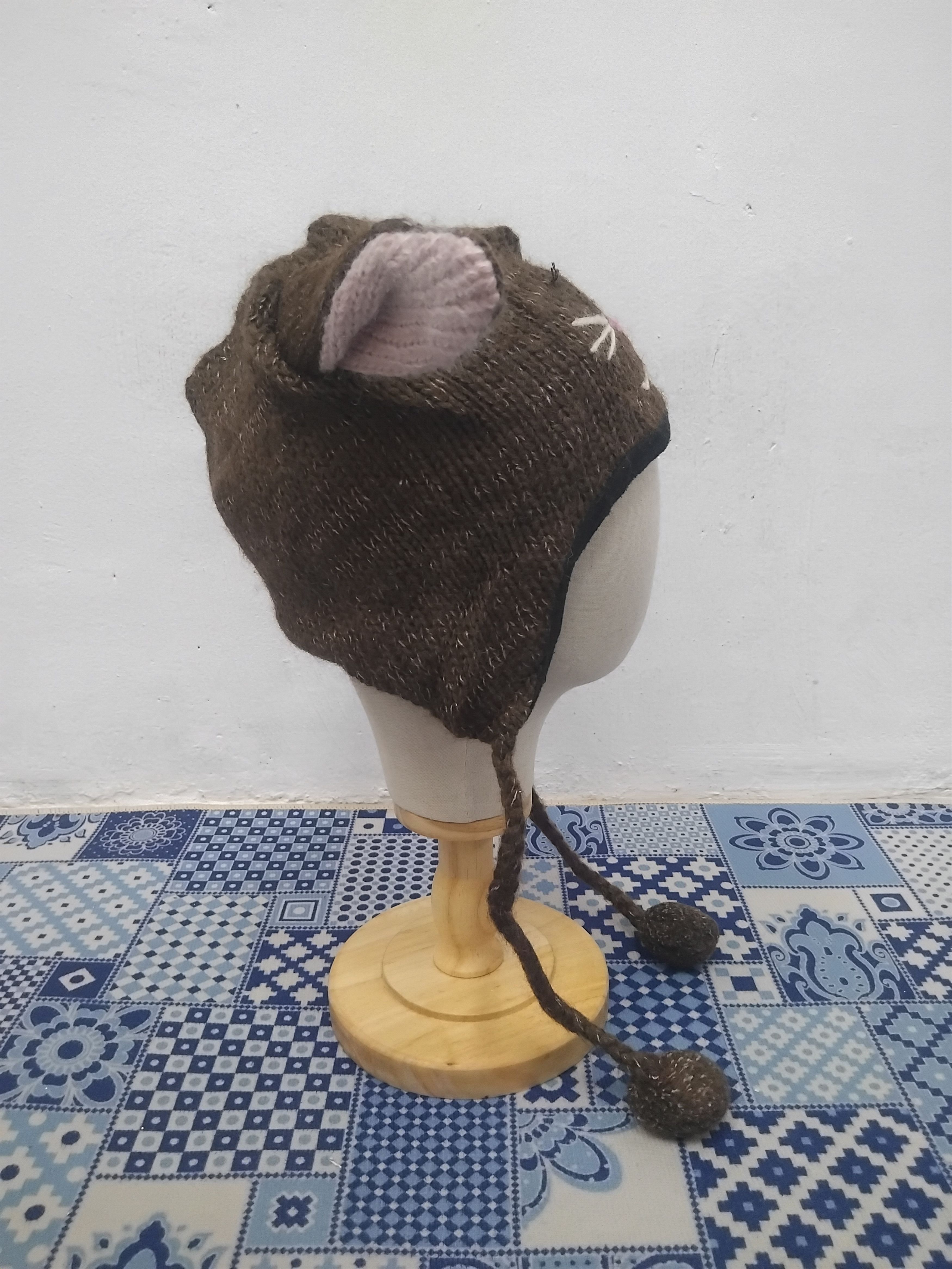 Cartoon Network Deluxe bear ear flat beanie Size ONE SIZE - 8 Thumbnail