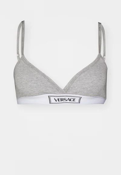 Versace o1y0226 Size : 4 US Logo Triangle Bra in Light Gray/White Size ONE SIZE - 1 Thumbnail