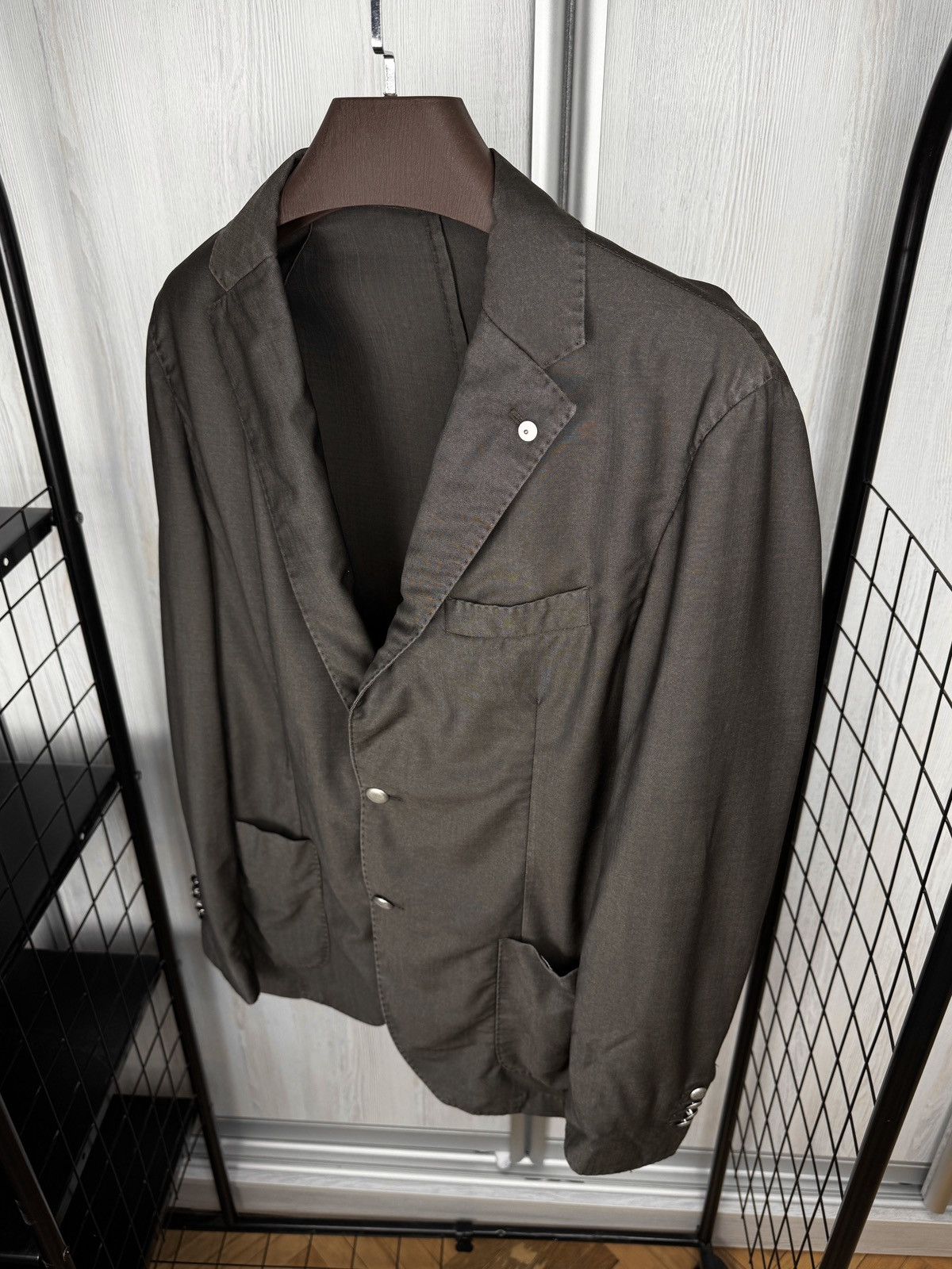 L.B.M. 1911 L.B.M 1911 Tailored Wool Mohair 2 button light blazer 50 Size 40R - 7 Thumbnail