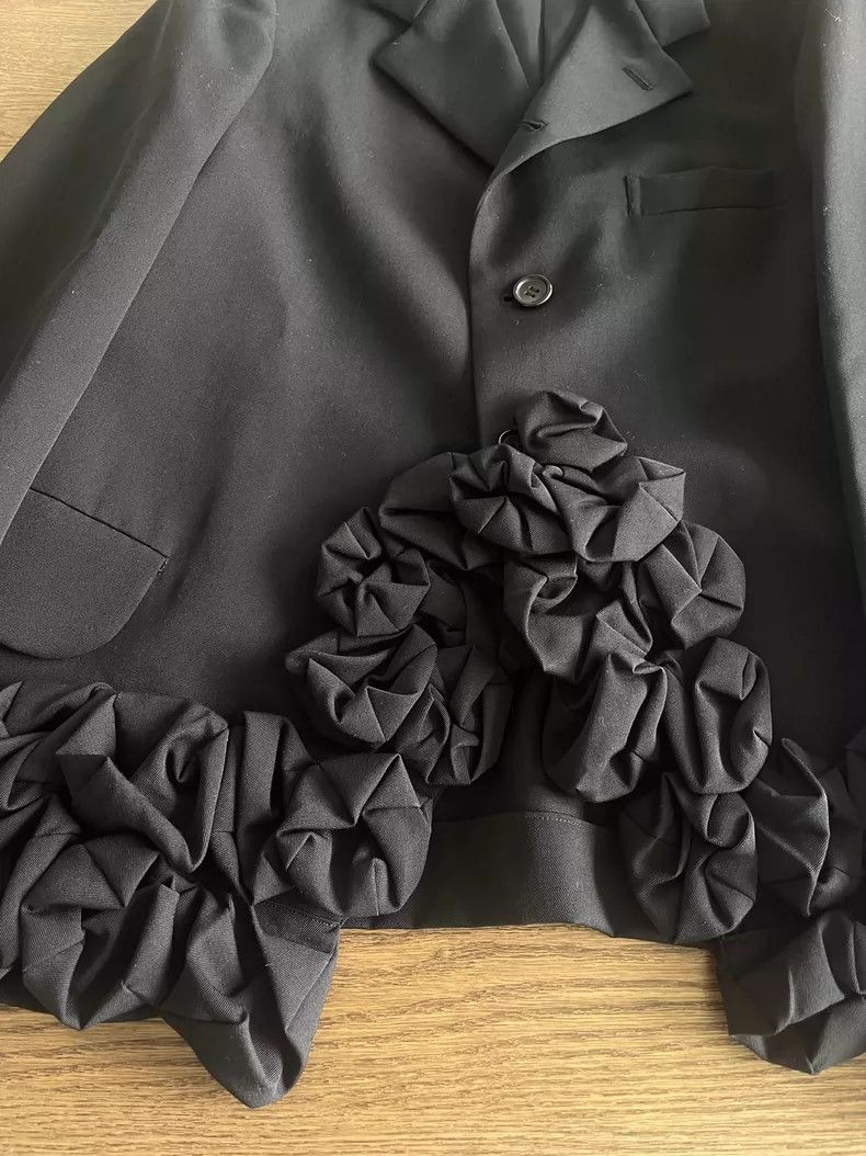 Comme des Garcons Comme Des Garcons Black Rose Hem Suit Size XS / US 0-2 / IT 36-38 - 5 Thumbnail