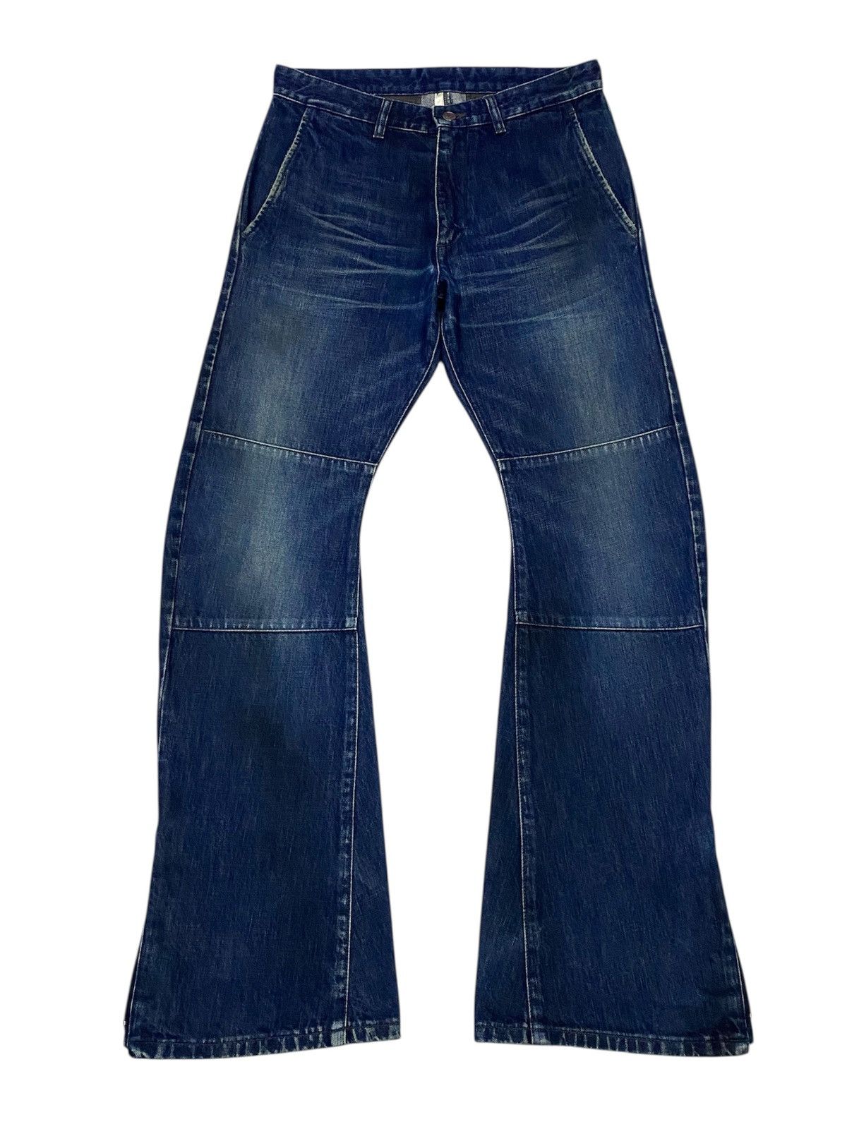 junhashimoto 💃Junhashimoto Curved Leg Flare Denim Jeans Size US 30 / EU 46 - 1 Thumbnail