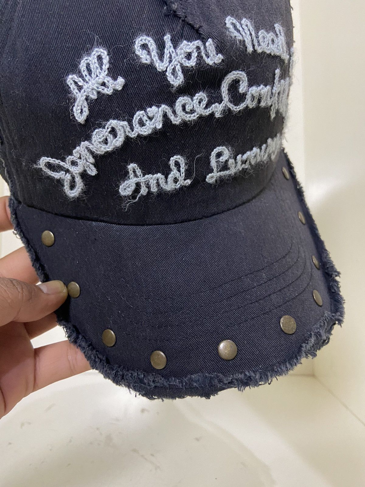 If Six Was Nine 2000s milsa trucker hat ditsetressed buttons Size ONE SIZE - 2 Thumbnail