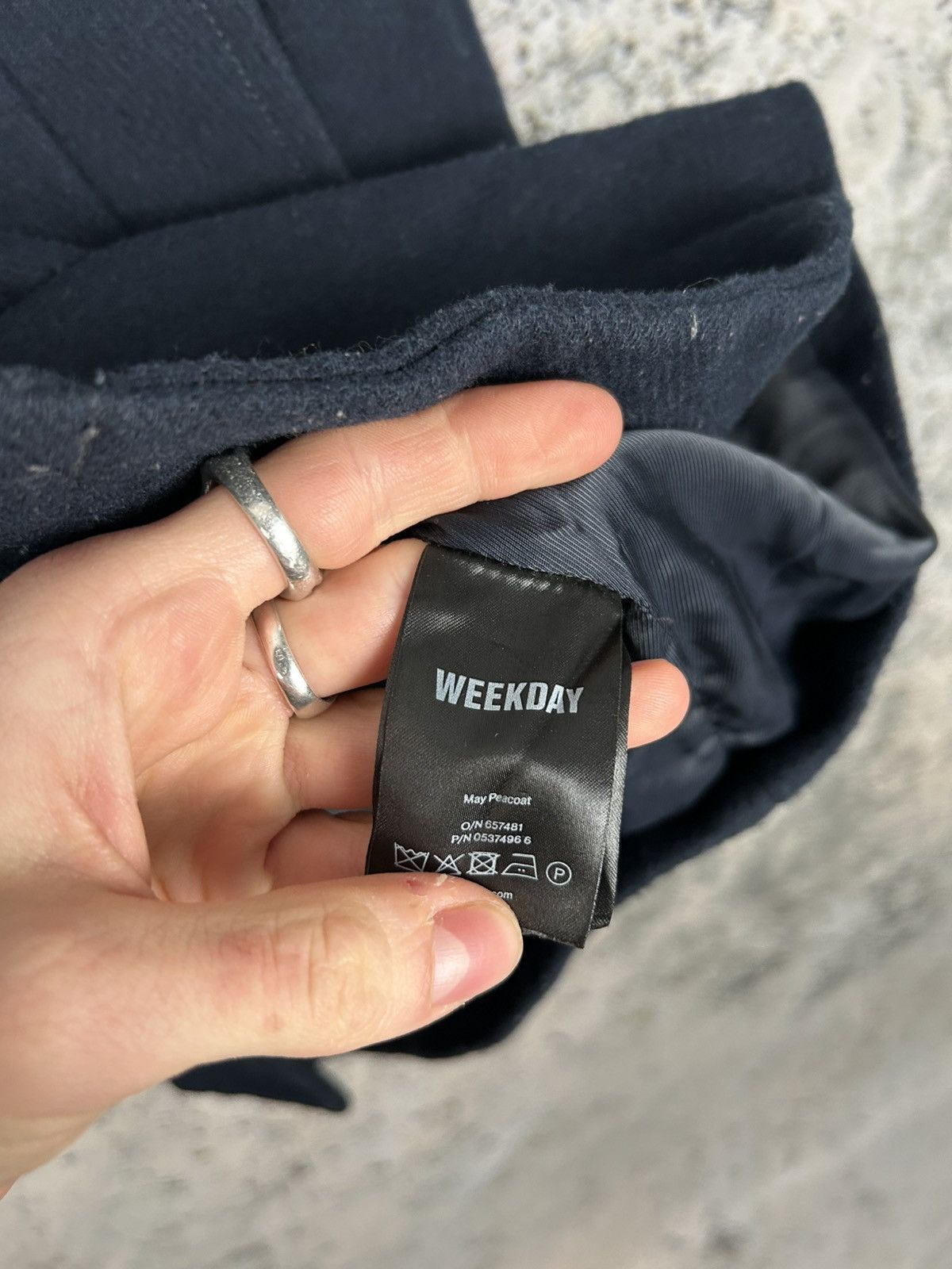 Weekday Weekday May Paracoat Jacket Wool Avant Garde Grunge Punk Size US M / EU 48-50 / 2 - 7 Thumbnail