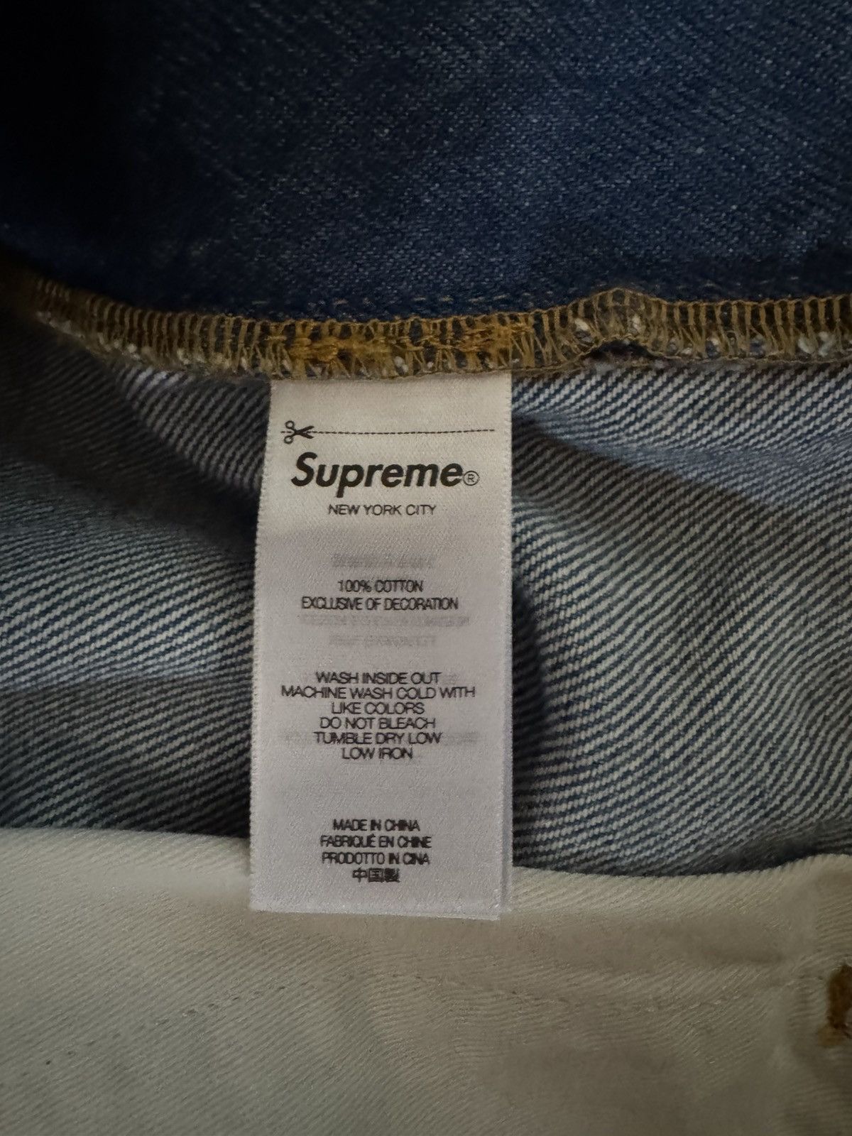 Supreme Supreme Zoo York Baggy Jean Blue Denim Size 36 Size US 36 / EU 52 - 6 Thumbnail