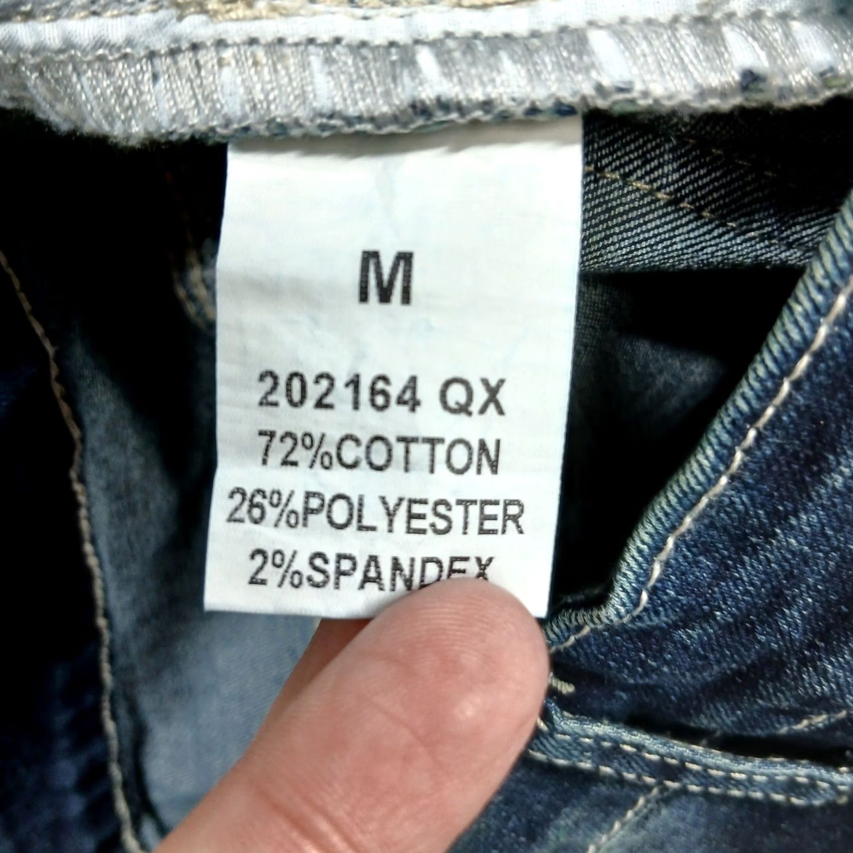 Vintage Flamingals High Rise Button Fly Straight Leg Jeans Womens Size M Blue EUC Size 32" / US 10 / IT 46 - 5 Thumbnail