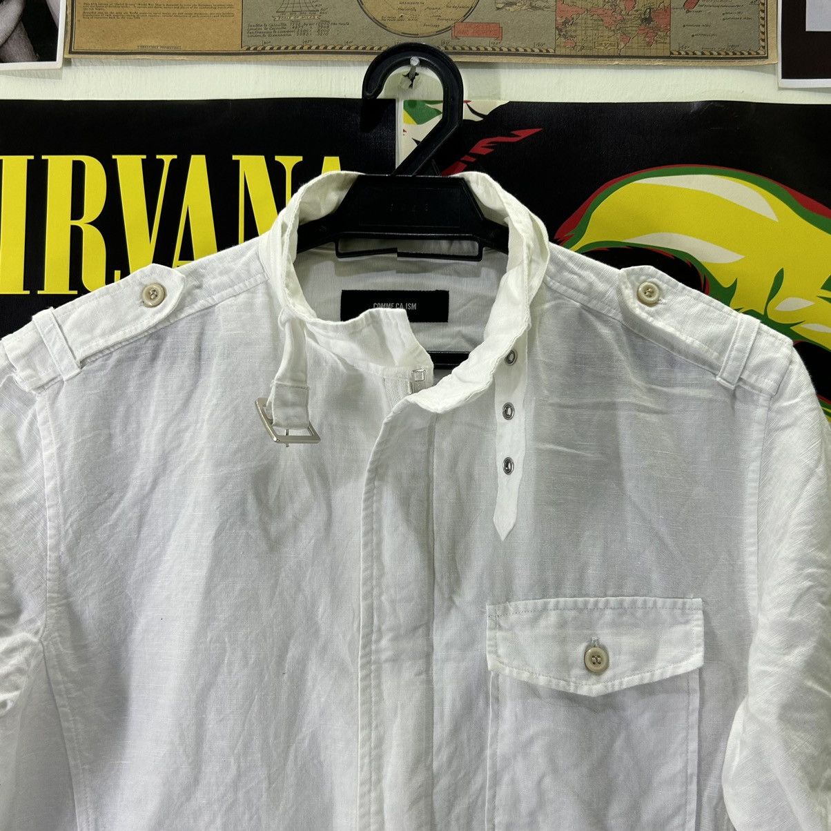 Comme Ca Ism Vintage Comme Ca Ism Zipped White Shirt Size US M / EU 48-50 / 2 - 2 Thumbnail