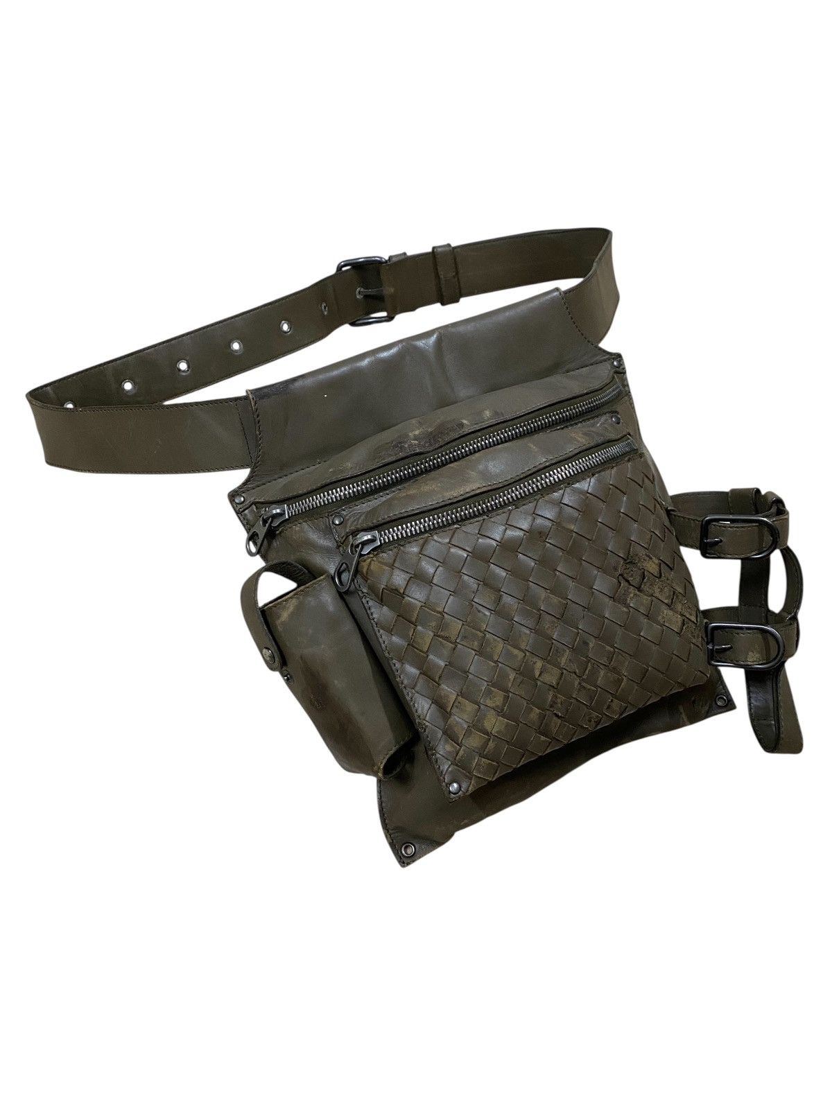 Bottega Veneta Bottega Vannetta tactical leather waist bag Size ONE SIZE - 2 Thumbnail