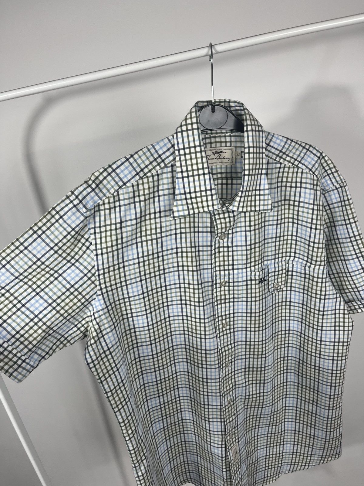 Other Thomas Burberry Checkered Short Sleeve Shirt Size XL Size US XL / EU 56 / 4 - 5 Thumbnail
