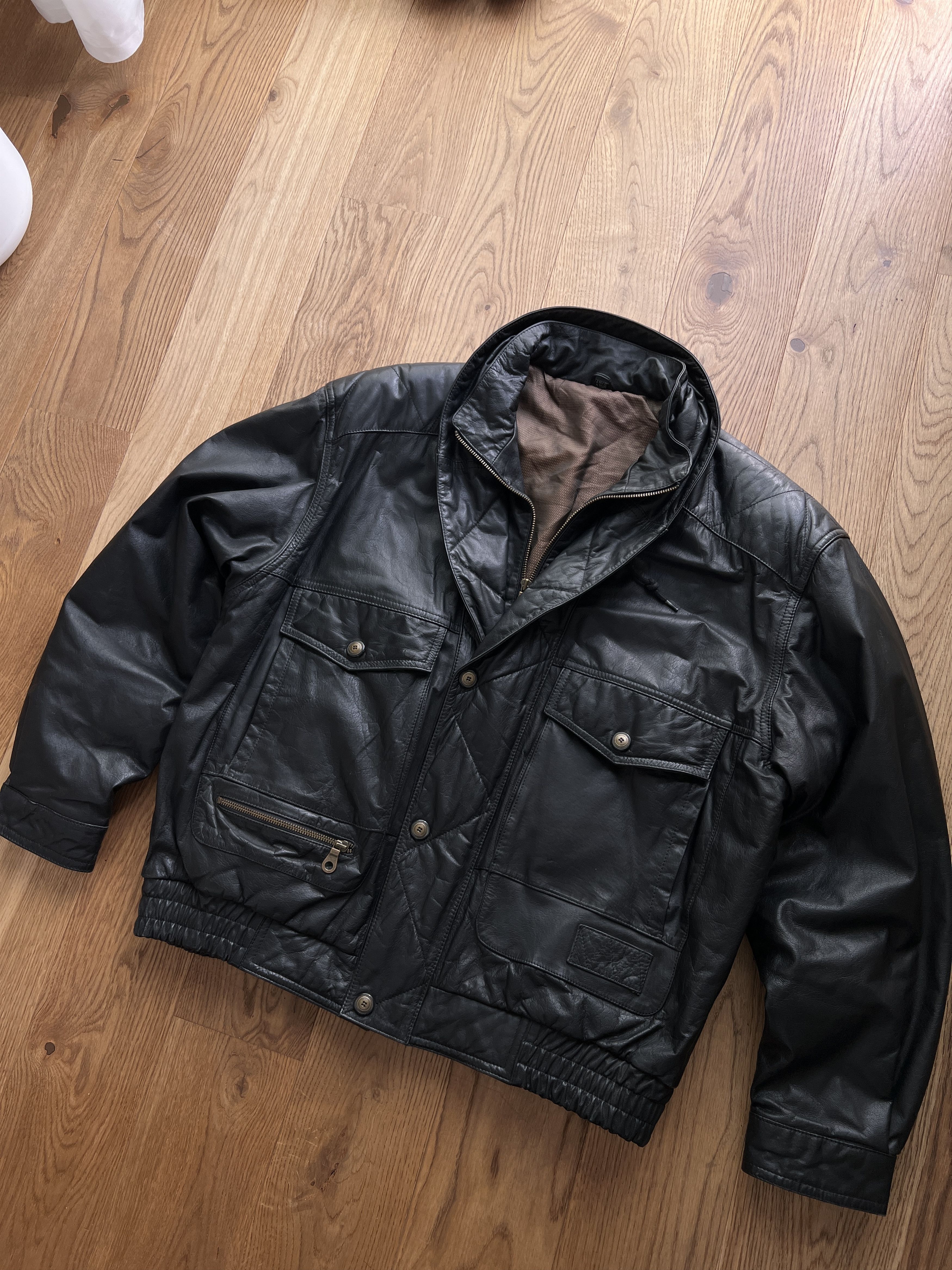 Hysteric Glamour Rick Owens Type Leather Jacket Yohji Yamamoto LGB Style Size US L / EU 52-54 / 3 - 10 Thumbnail