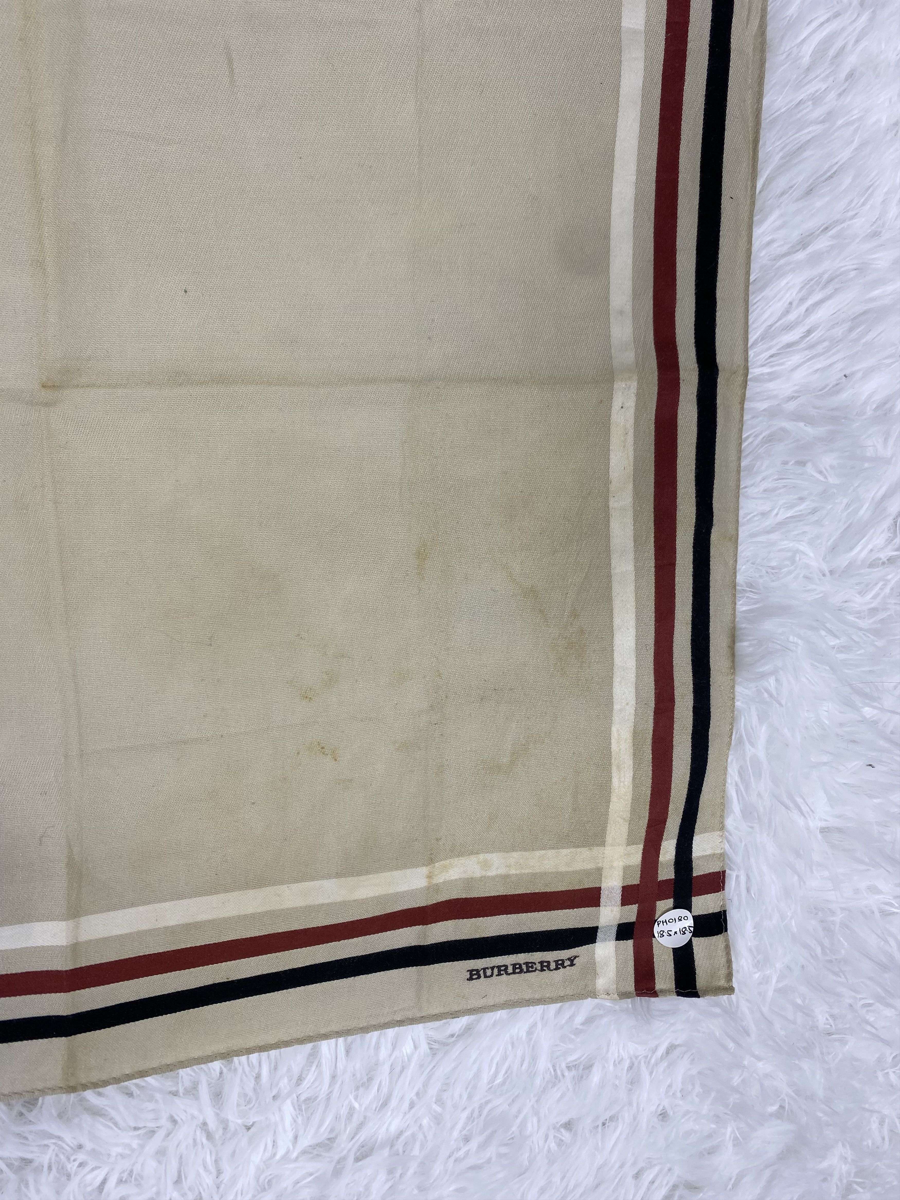 Burberry × Vintage Vintage Burberry Handkerchief Neckerchief PH0180 Size ONE SIZE - 3 Thumbnail