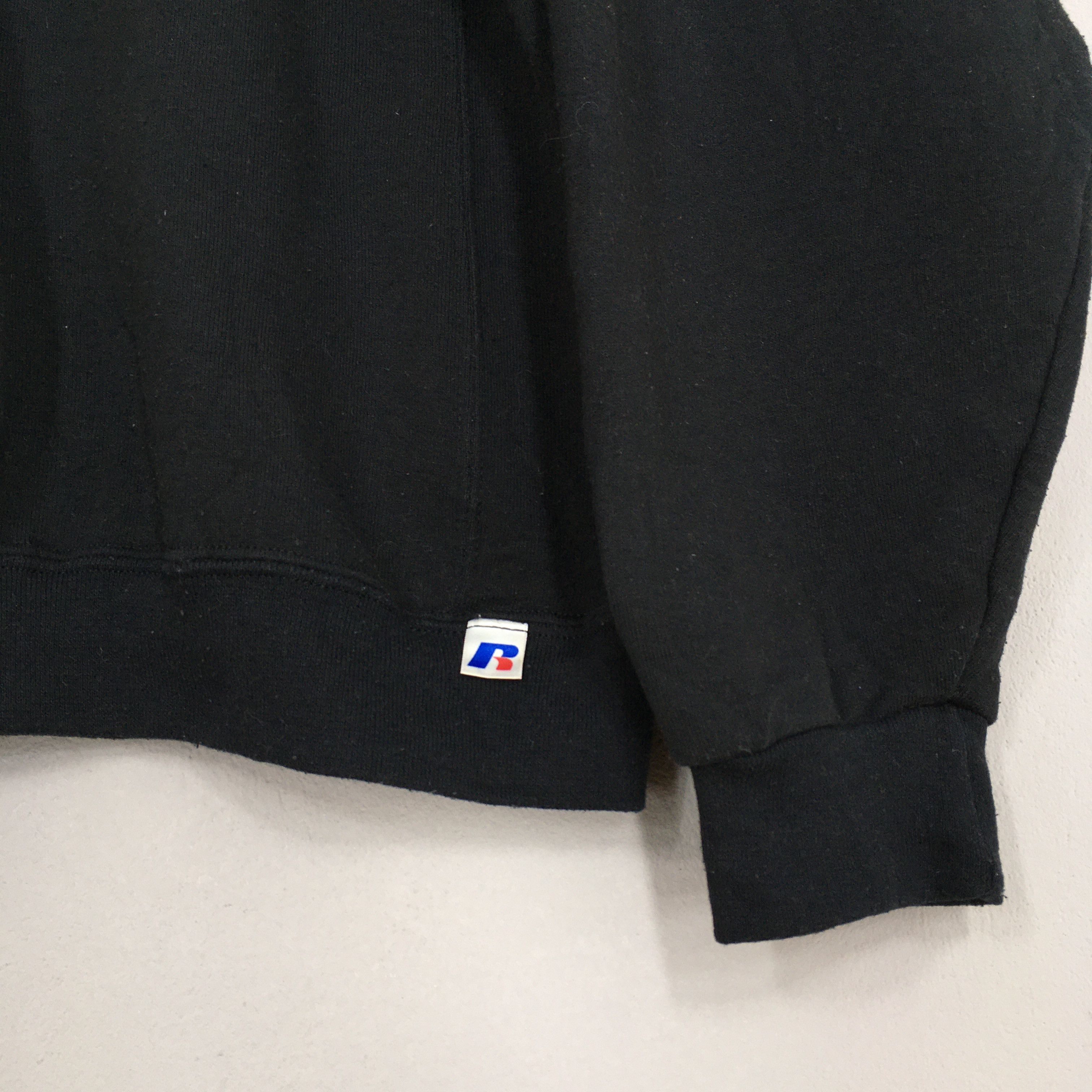 MLB Vintage Baseball Black Hawk College Sweatshirt Large Size US L / EU 52-54 / 3 - 5 Thumbnail