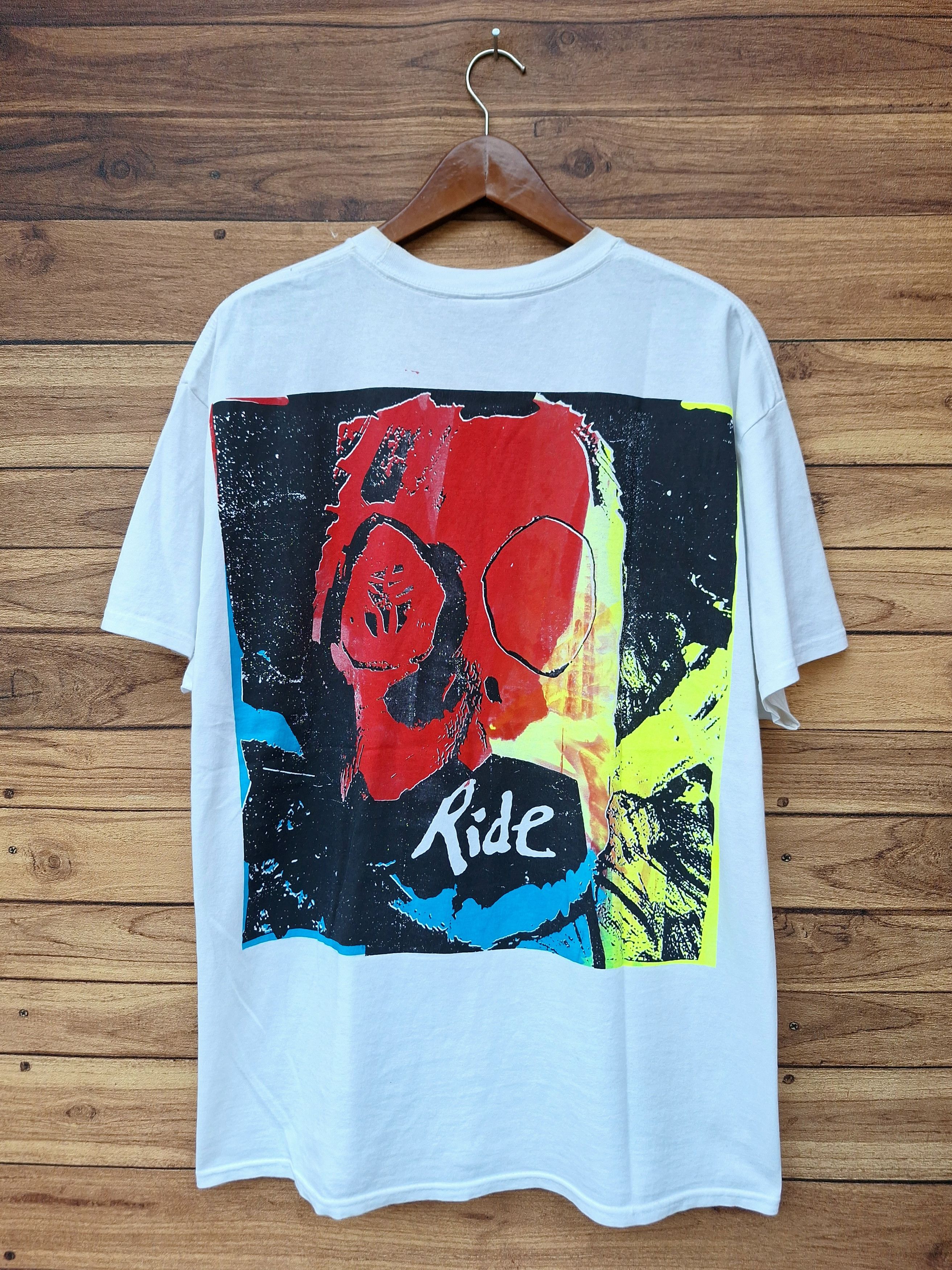 Japanese Brand 🔥RARE🔥 Ride leave theme all behind shoegaze rock band Size US XL / EU 56 / 4 - 2 Thumbnail