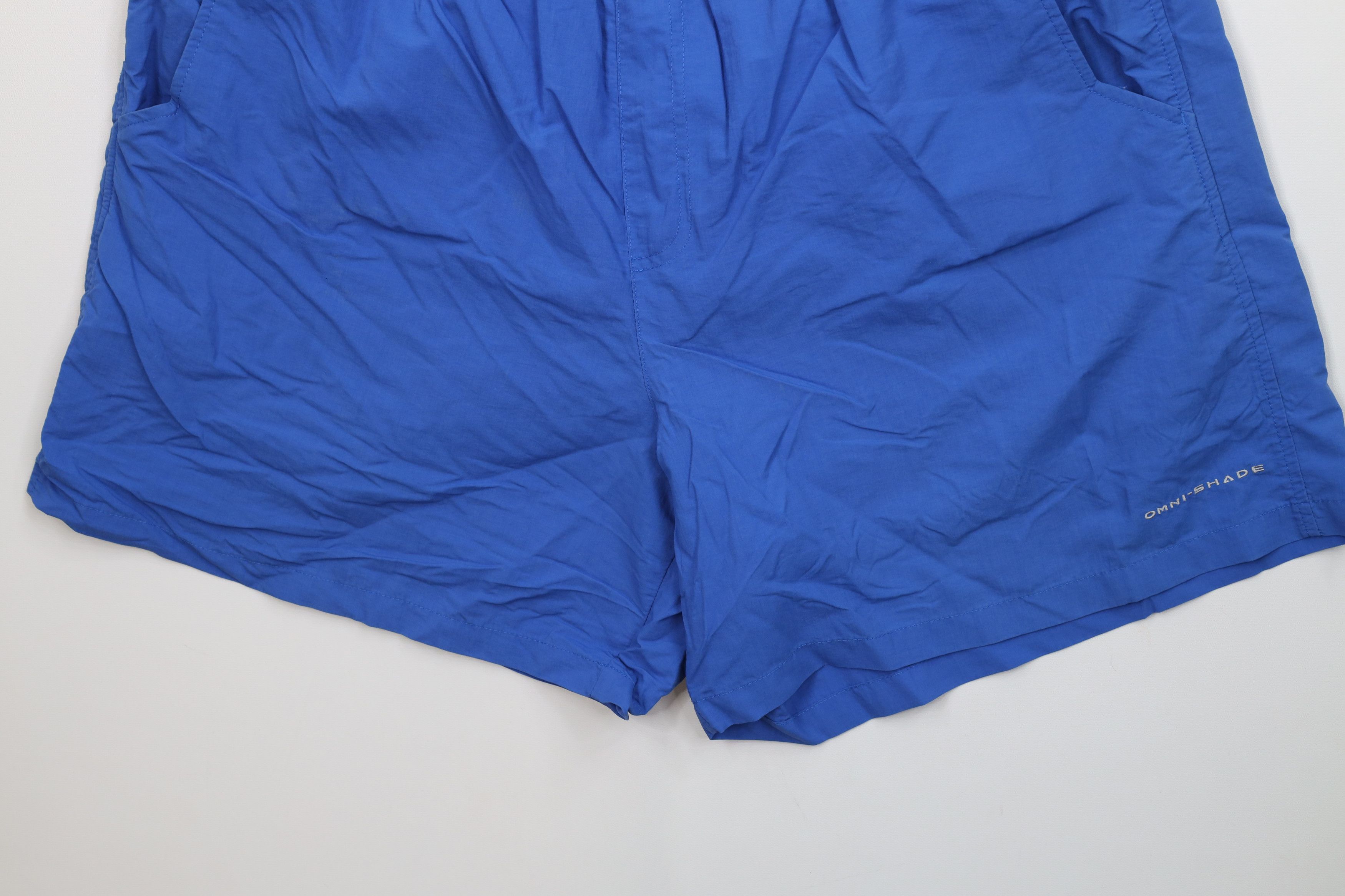 Columbia Vintage Y2K Columbia PFG Lined Above Knee Shorts Blue Nylon Size US 36 / EU 52 - 4 Thumbnail