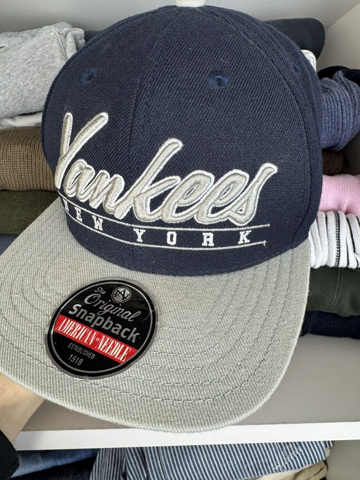 American Needle American Needle New York Yankees Snapback Cap Hat Size ONE SIZE - 4 Thumbnail