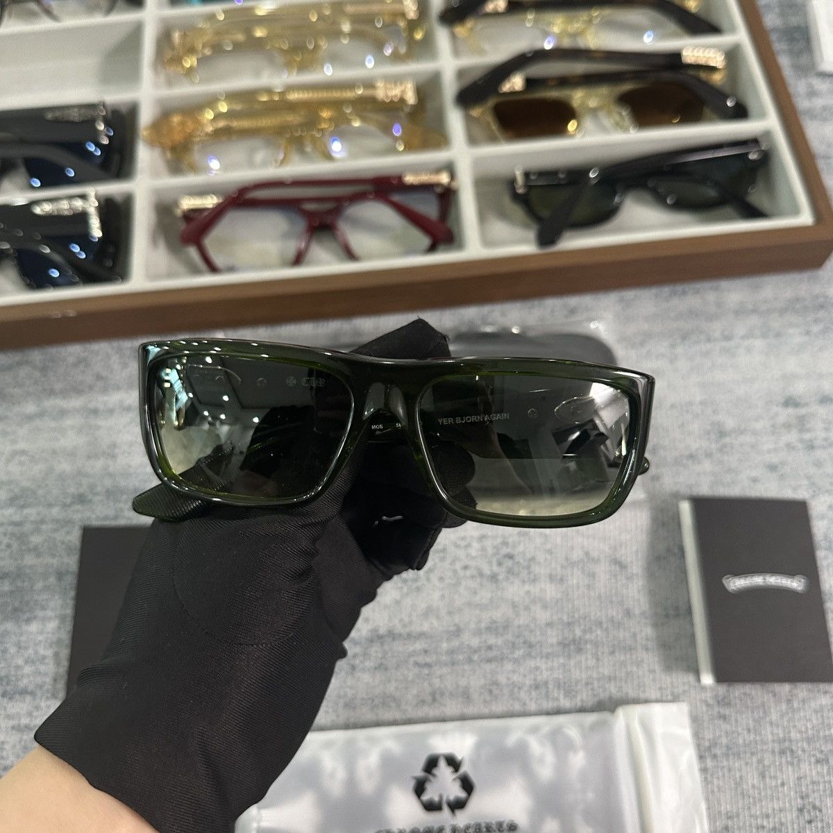 Chrome Hearts CHROME HEARTS YER BJORN AGAIN SUNGLASSES Size ONE SIZE - 3 Thumbnail