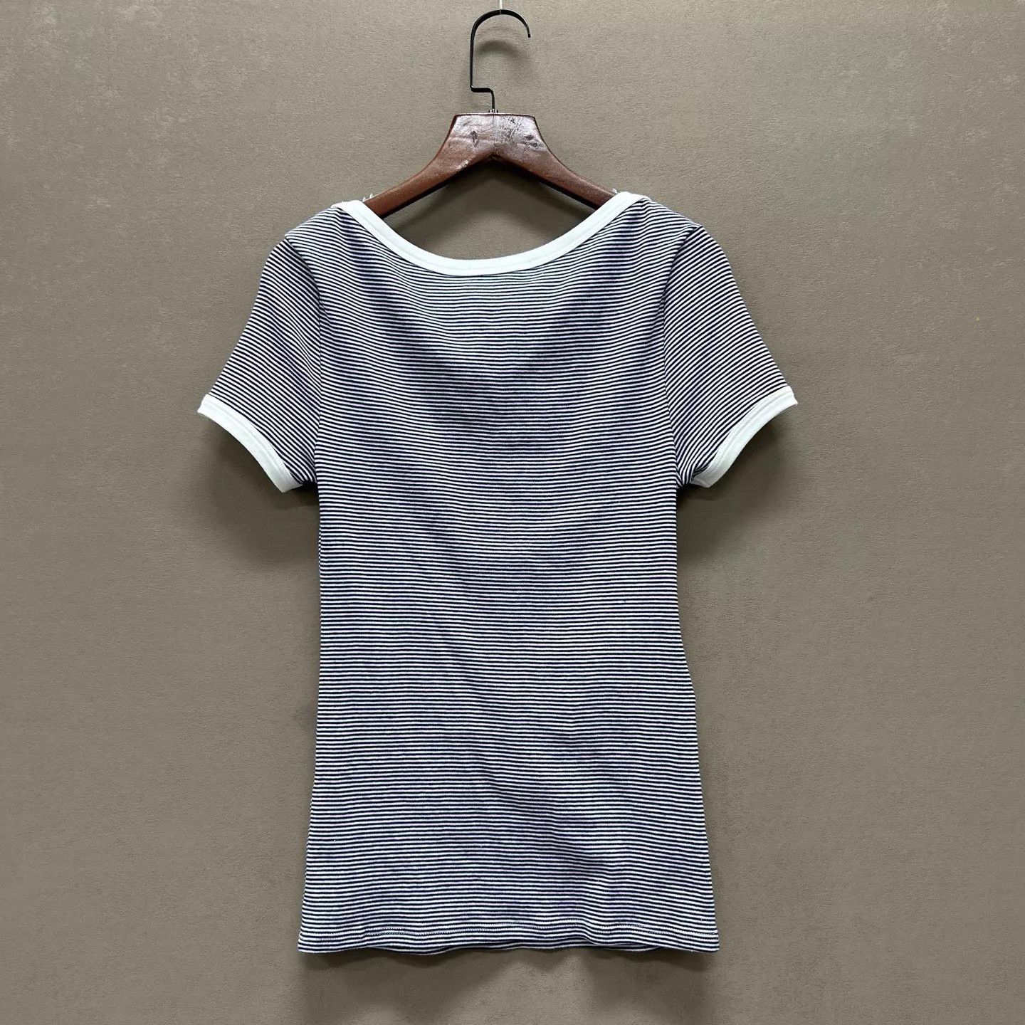 Miu Miu Miu Miu 25ss B&W stripe collab sailing tee M Size M / US 6-8 / IT 42-44 - 2 Thumbnail