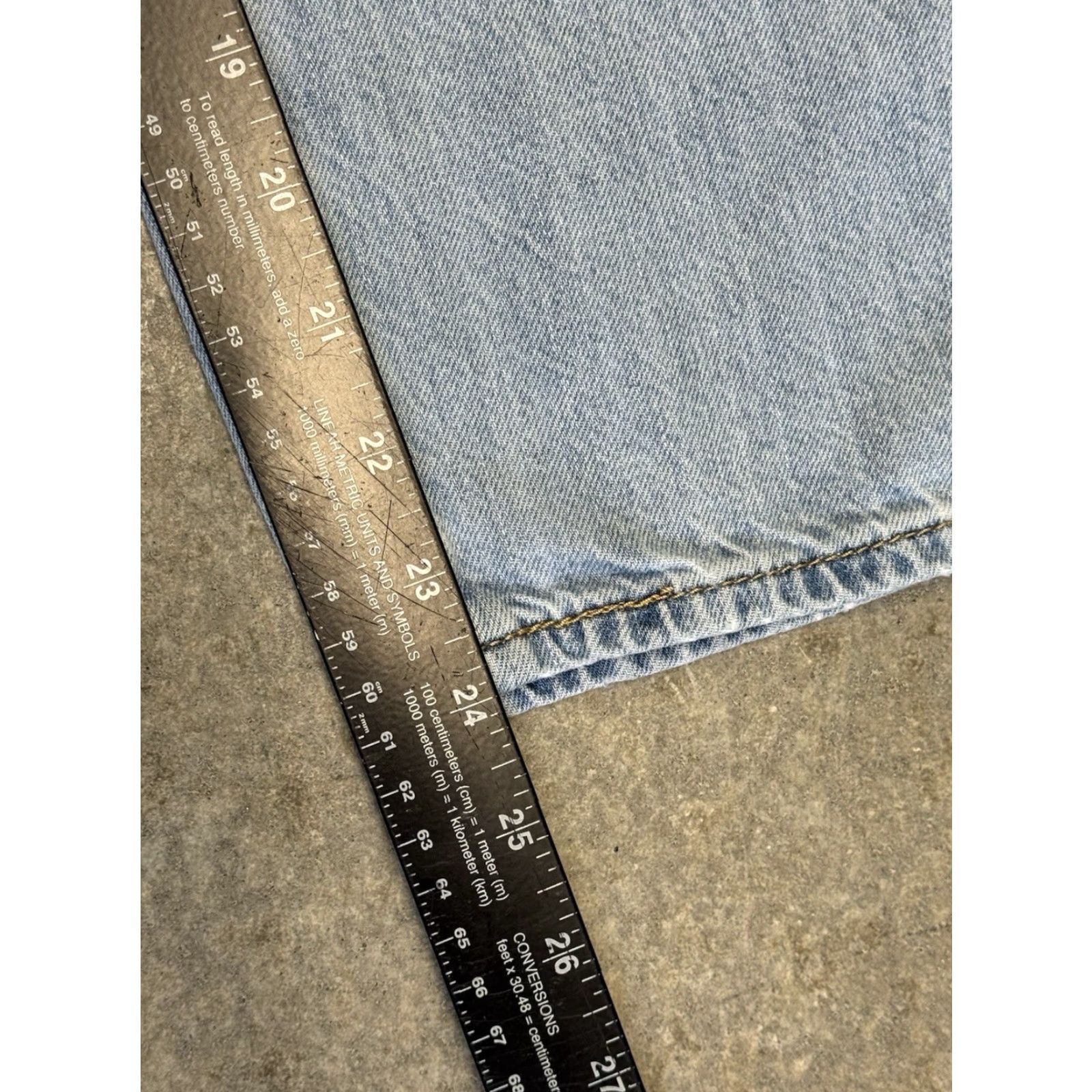 Levi's VINTAGE Levi’s Premium Big E 80s Balloon Leg Jeans Cropped Women Size 29 Blue 100% Cotton Denim High Rise Pockets Zipper Button Size 29" - 3 Thumbnail