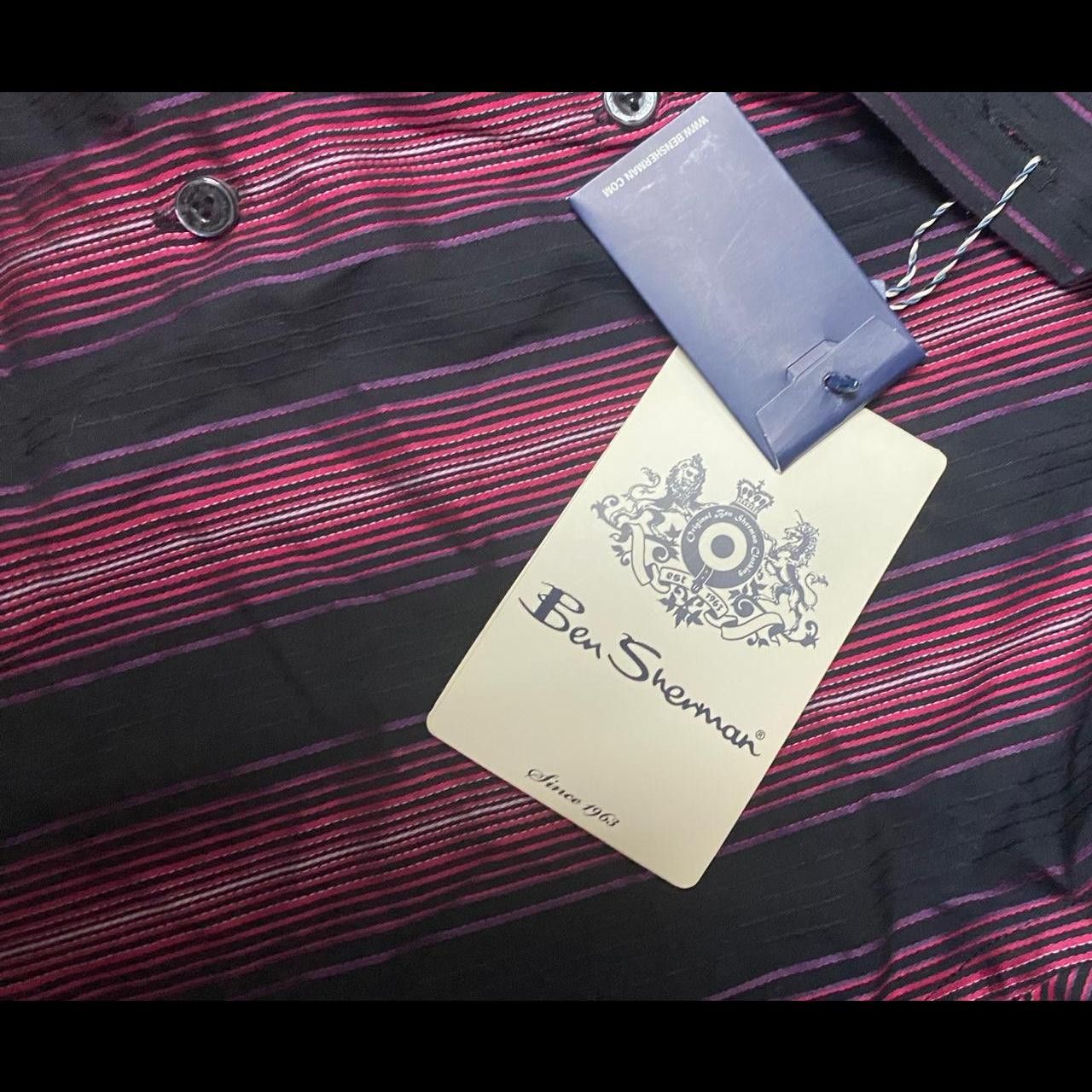 Ben Sherman Ben Sherman red and black striped shirt #stripes Size US M / EU 48-50 / 2 - 5 Thumbnail